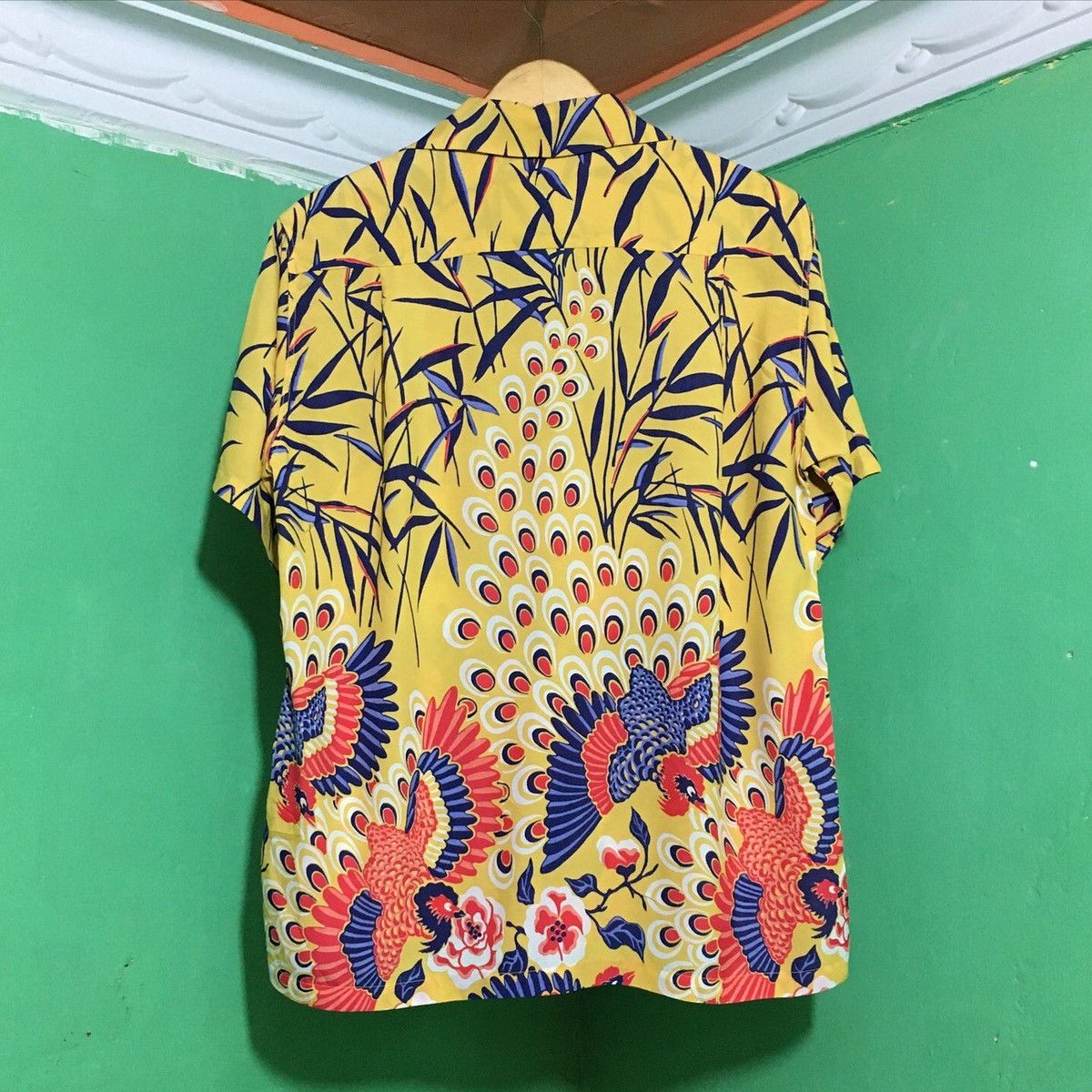 Japanese Brand 💥SOLD💥 Vintage Sun Surf Hawaiian Shirt Peacock Size US M / EU 48-50 / 2 - 2 Thumbnail