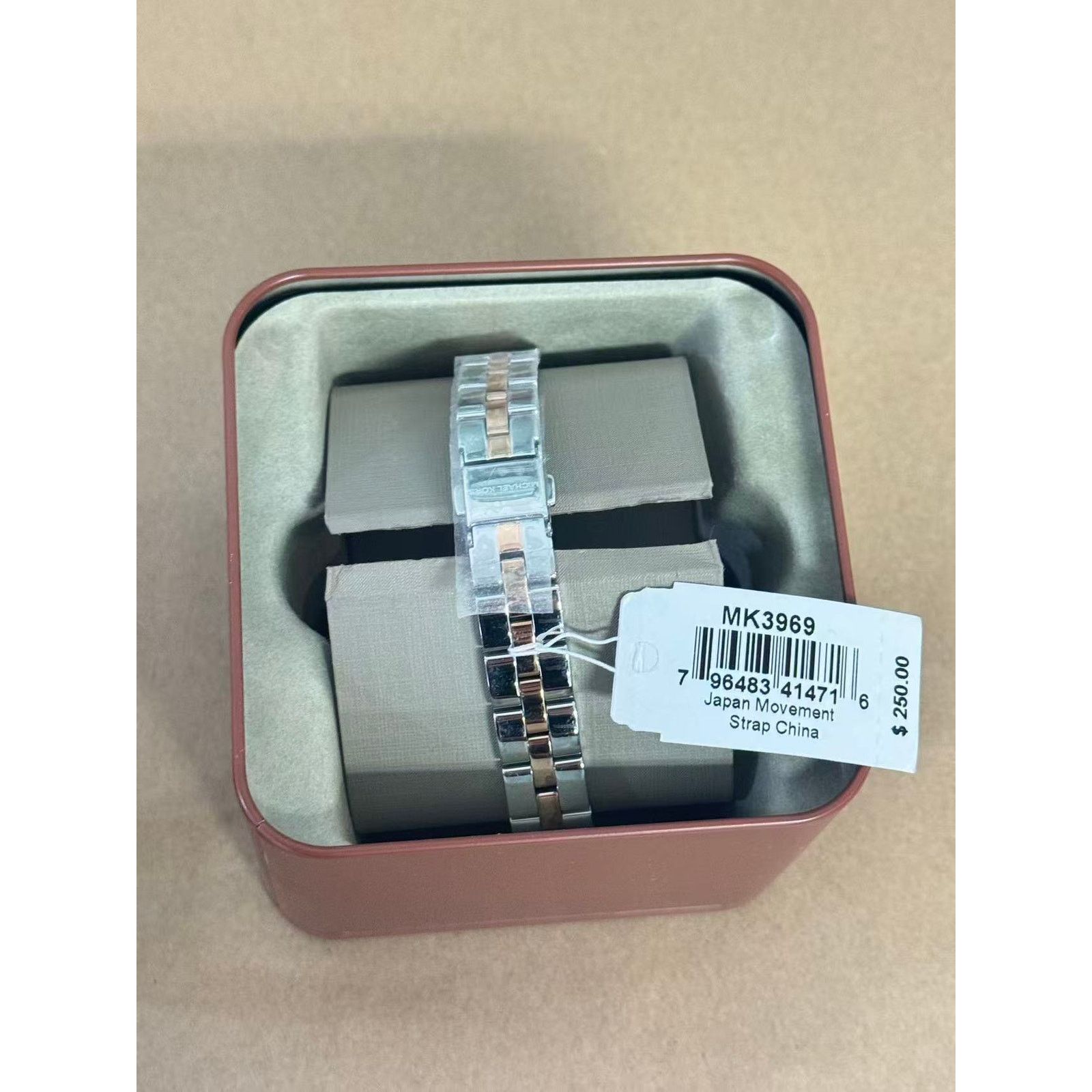 Michael Kors Michael Kors Maci MK3969 Women's Silver–Gold Tone Watch Size 34 - 2 Thumbnail