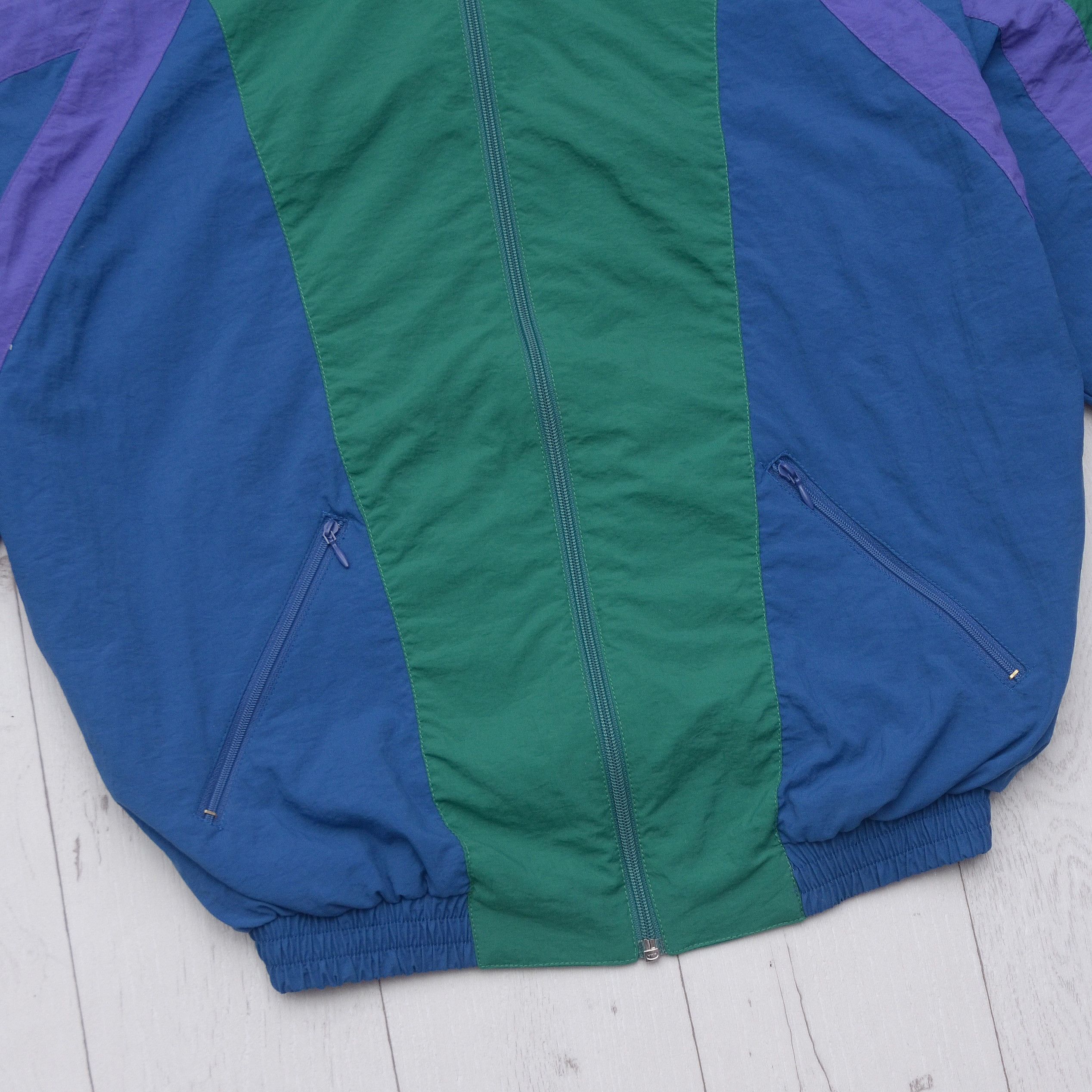 Adidas × Vintage Vintage 90s Adidas Tracksuit Set Track Jacket Pants M-S Rare Size 48R - 12 Thumbnail
