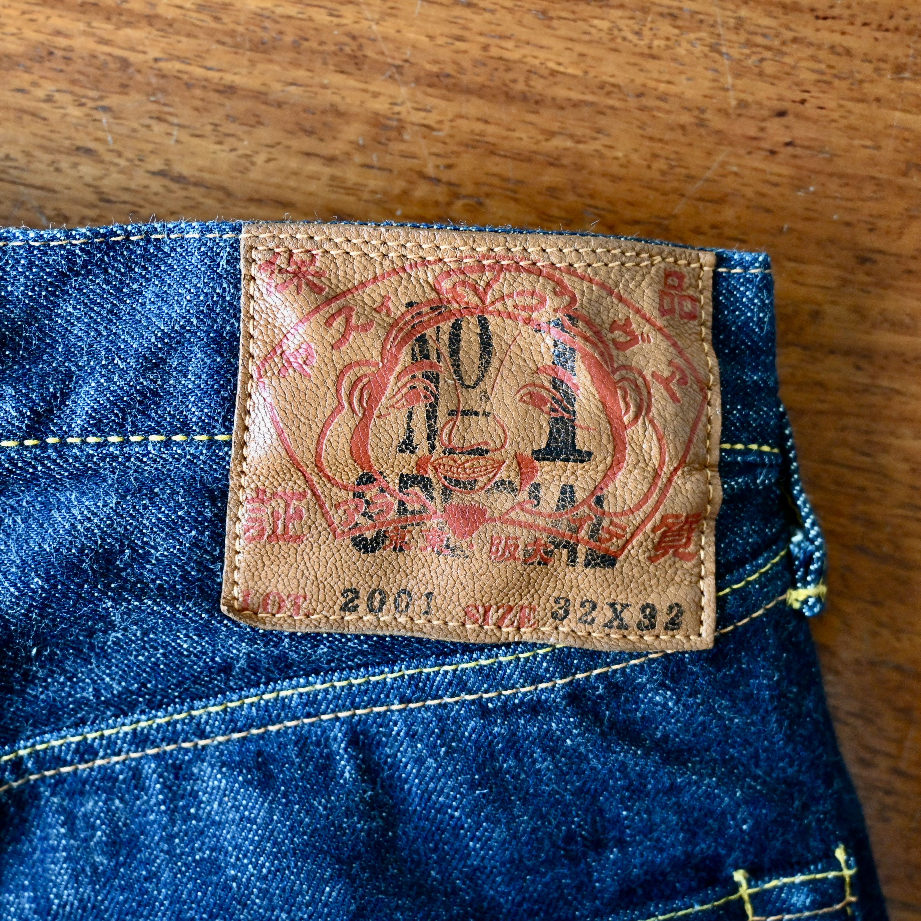 Evisu EXCELLENT, EVISU 101 No.1 SPECIAL denim jeans, made in Japan Size US 30 / EU 46 - 16 Thumbnail