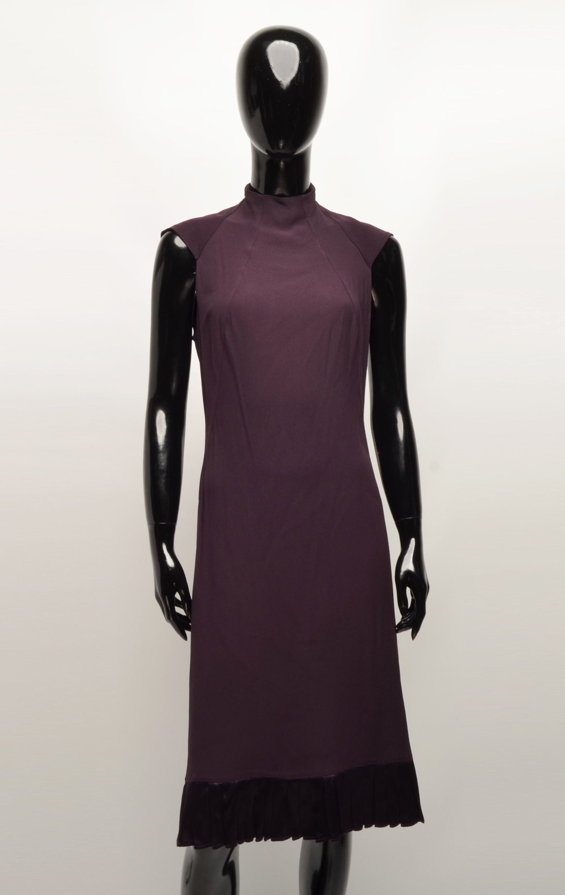 Vintage Plein Sud Midi Purple Fit & Flare Dress