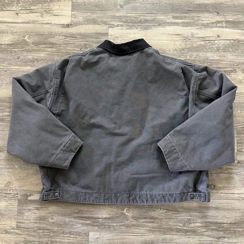 Carhartt Vintage J97 GVL Gravel Gray Detroit Blanket Lined Jacket Size US XXL / EU 58 / 5 - 5 Thumbnail