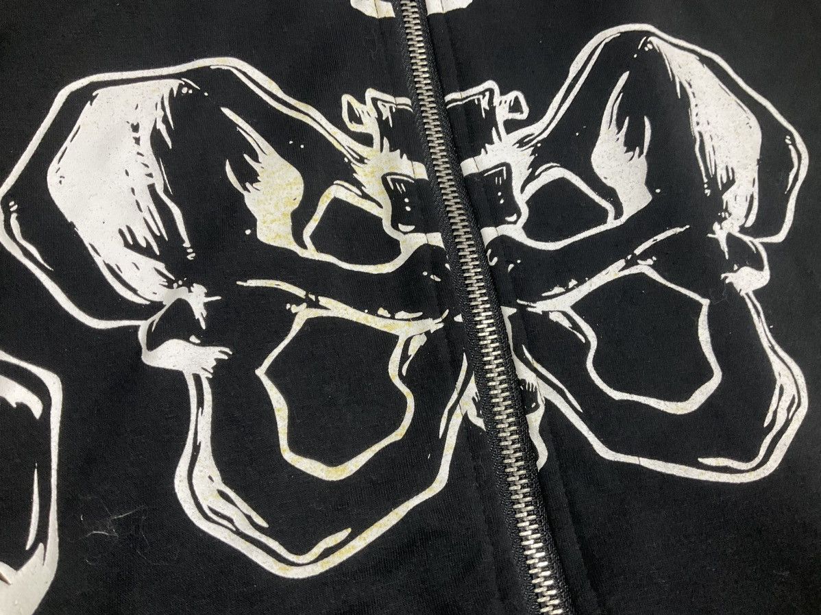Hysteric Glamour × If Six Was Nine × Seditionaries 🔥Sick Y2K Glad News Skeleton Hoodie Zipper Punk Size US L / EU 52-54 / 3 - 15 Thumbnail