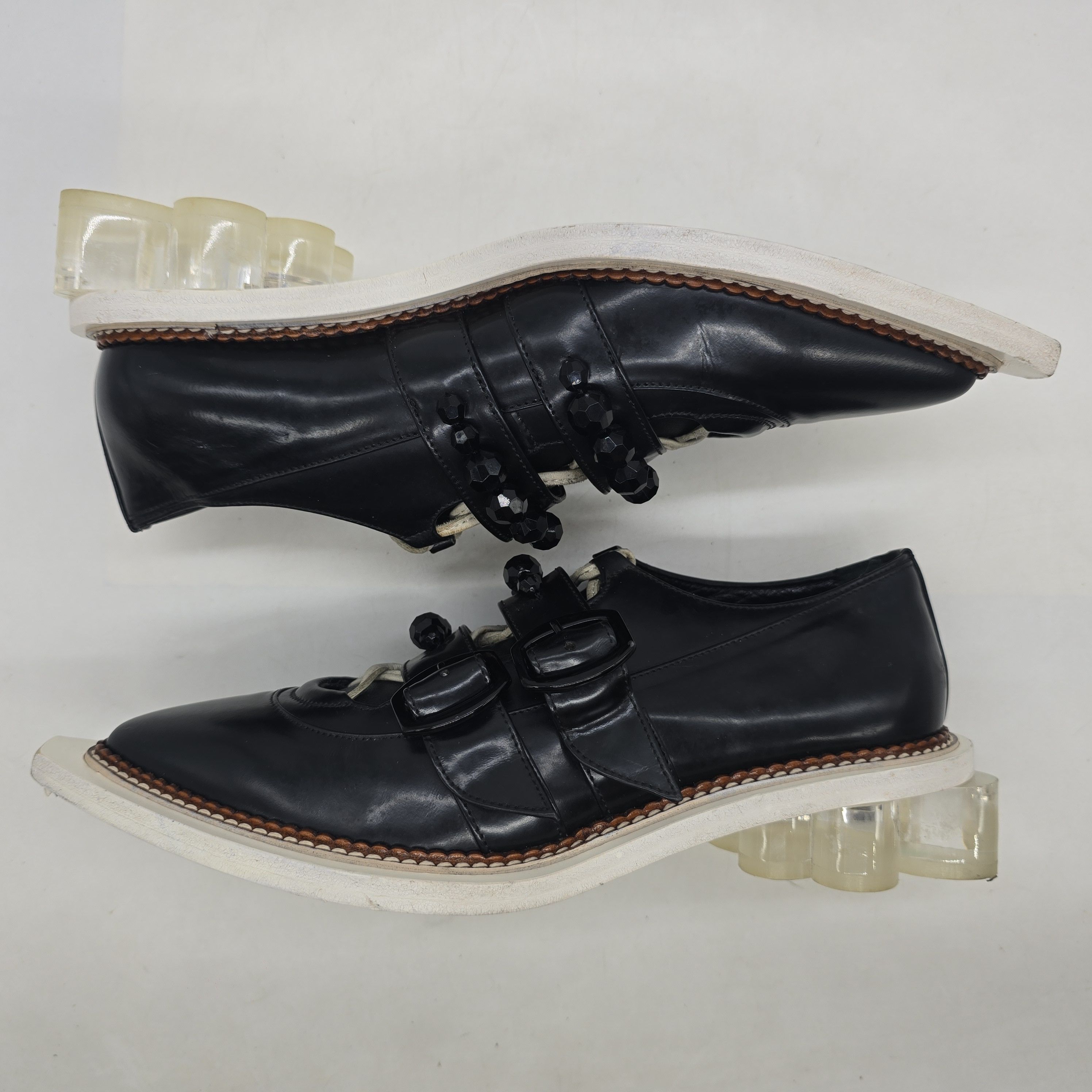 Simone Rocha Simone Rocha - AW18 Perspex Heel Mary Janes Size US 6 / IT 36 - 6 Thumbnail