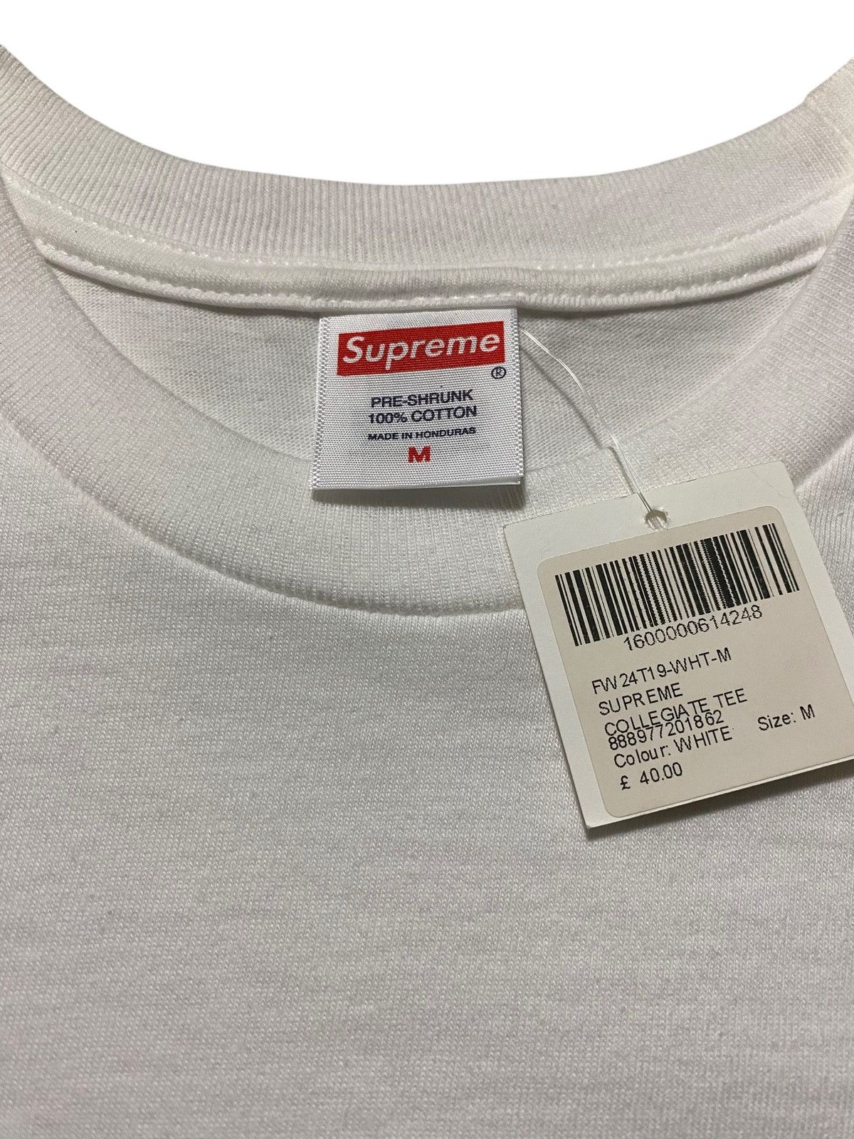 Supreme FW24 Supreme Collegiate Tee Size US M / EU 48-50 / 2 - 3 Thumbnail