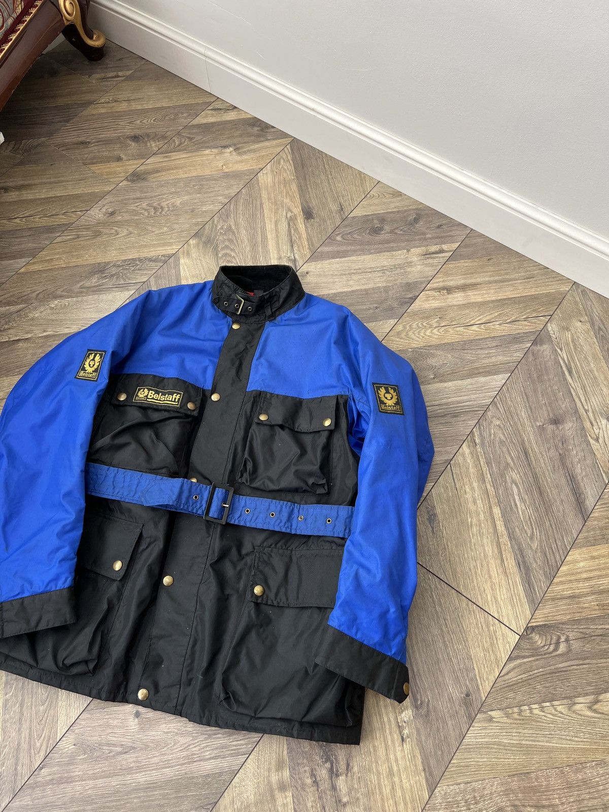 Belstaff × Vintage Vintage Belstaff Nylon Jacket Trialmaster 500 Size US L / EU 52-54 / 3 - 5 Thumbnail