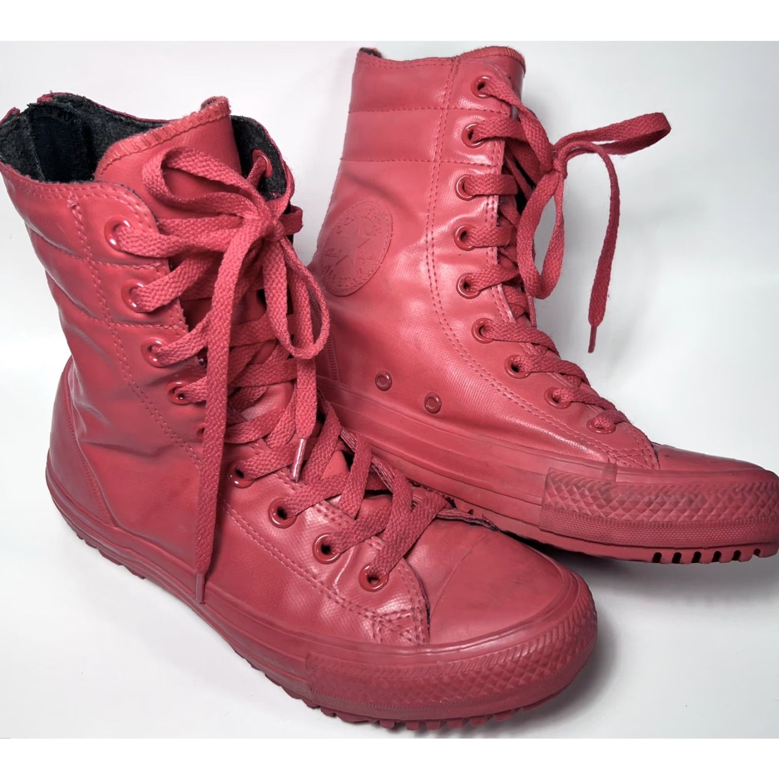 Converse Converse Chuck Taylor Boots Women’s Hi-Rise Combat Red Size 7 US 7 EU 37.5 UK 5 Size US 5 / IT 35 - 3 Thumbnail
