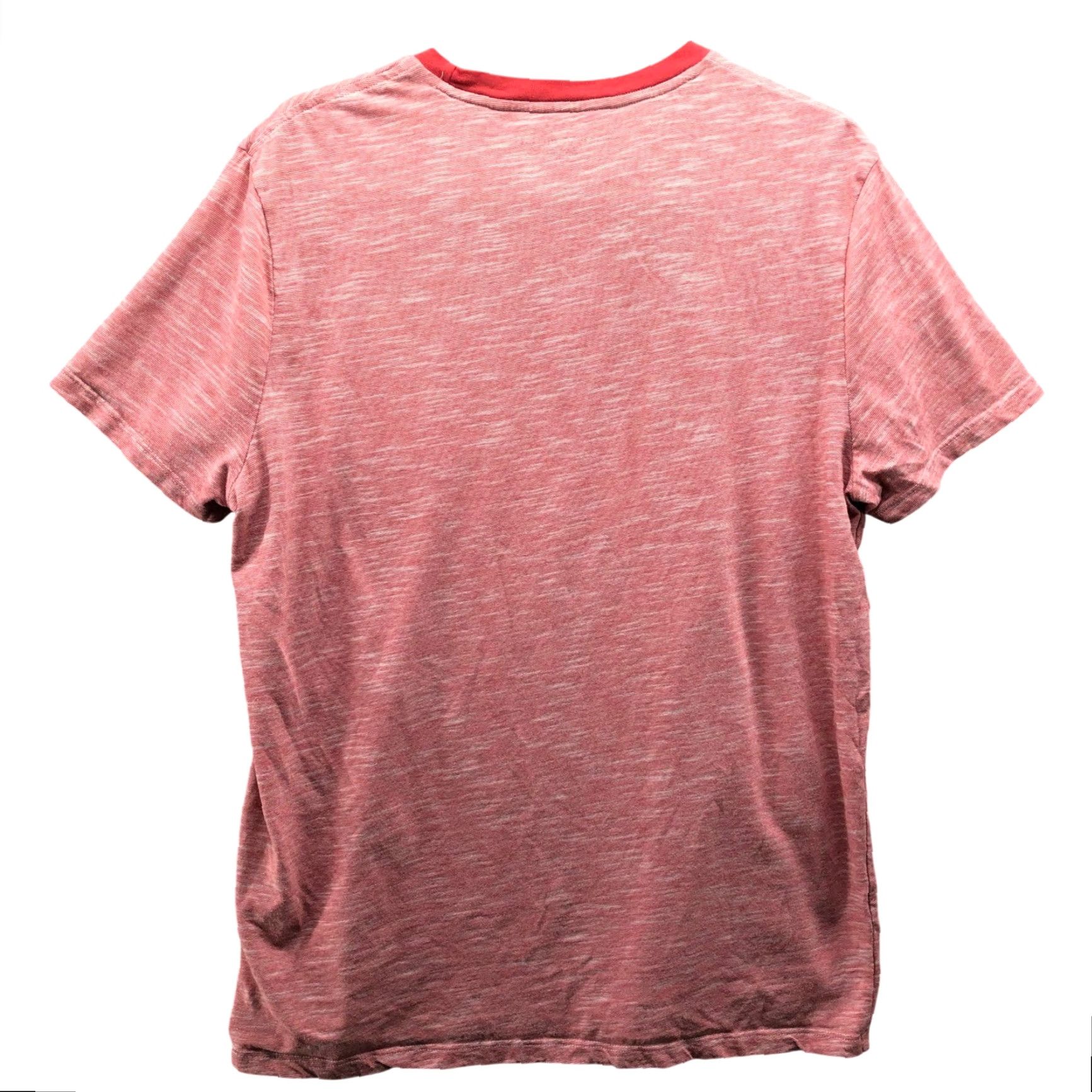 Tommy Hilfiger Tommy Hilfiger Crew Neck Pocket Tee Men M Red Space Dye Cotton Stretch Solid Logo Relaxed All Seasons Shirt Mens Size US M / EU 48-50 / 2 - 2 Thumbnail