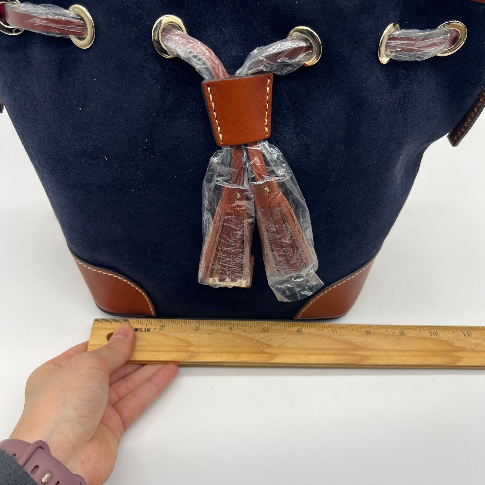 Dooney & Bourke Dooney & Bourke Women Handbags Suede Drawstring Size ONE SIZE - 13 Thumbnail