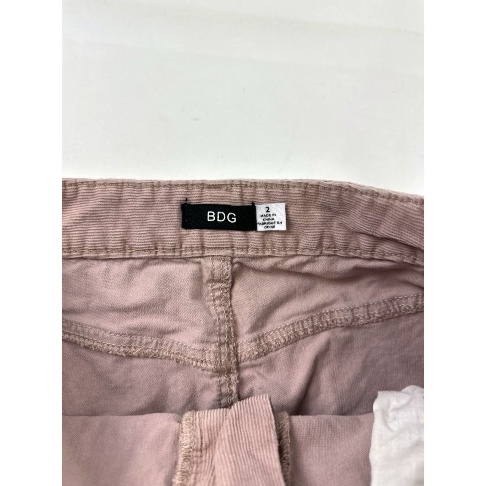 Bdg Urban Outfitters BDG Pink Corduroy Mini Skirt, Size 2, Women Size 26" / US 2 / IT 38 - 3 Thumbnail