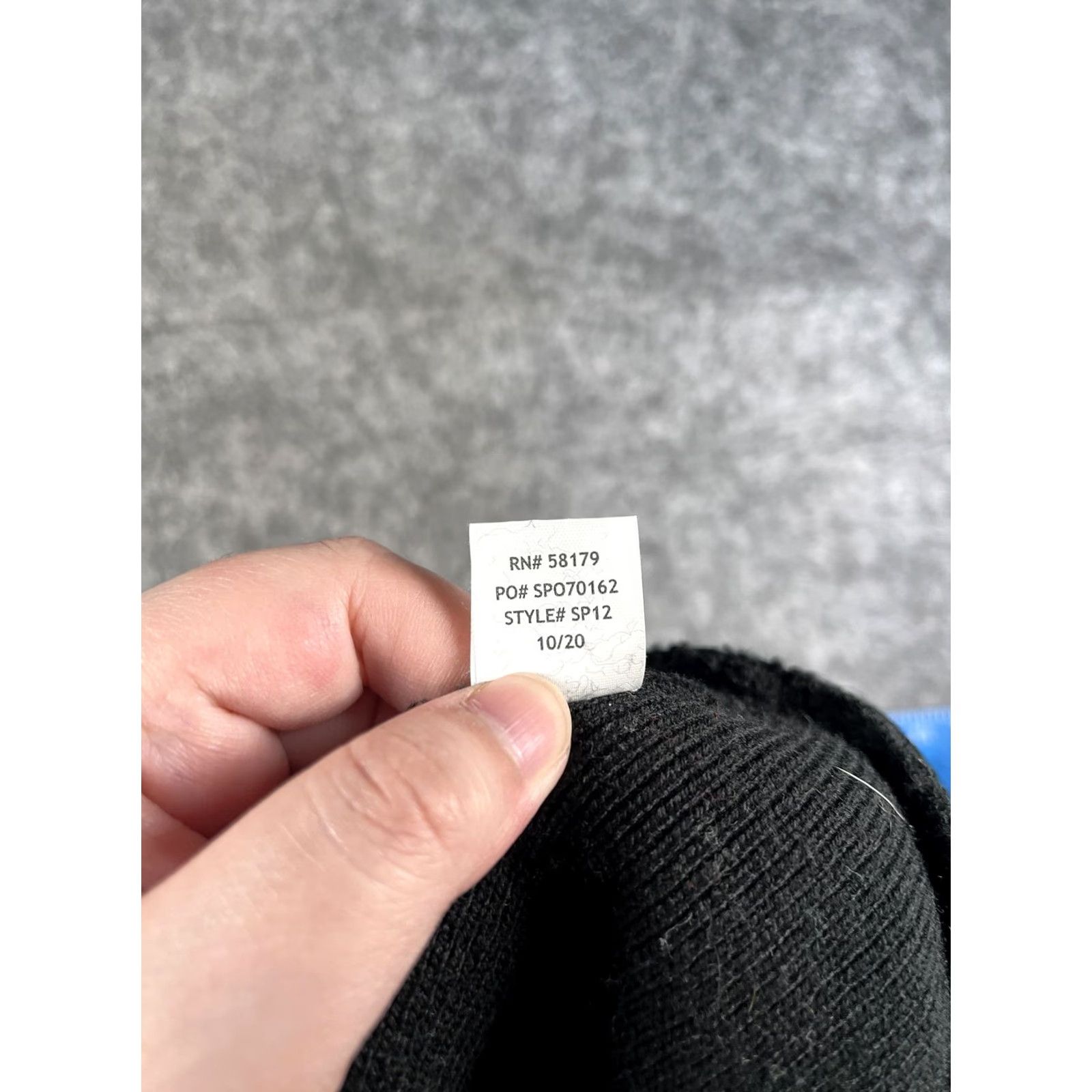 Vintage CRST Hat Beanie Unisex One Size Black Knit Logo Stretch Casual Winter Warm Size ONE SIZE - 8 Thumbnail