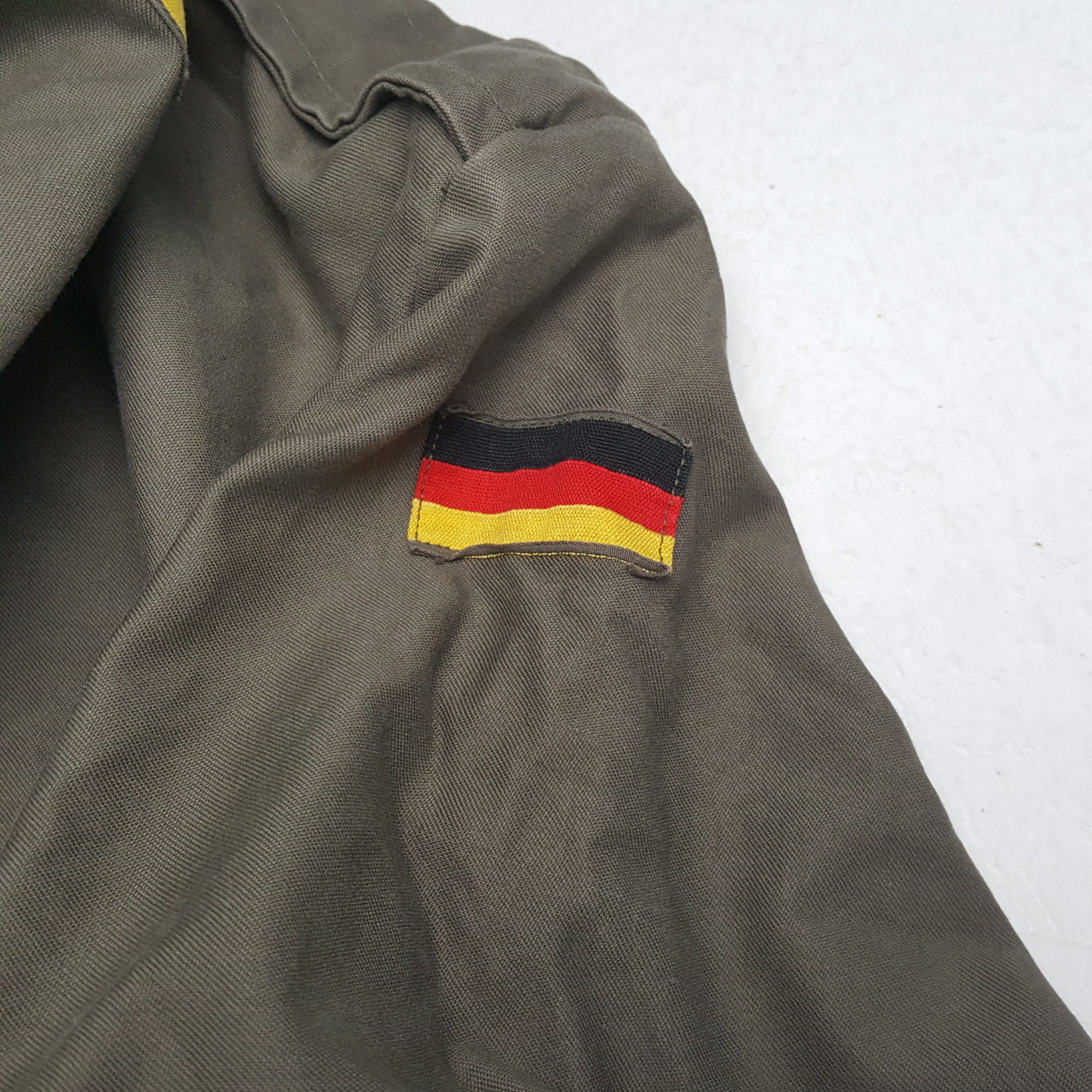 Express × Vintage Vintage JEAN EXPRESS GERMANY Army Military Hoodie Jacket Size US L / EU 52-54 / 3 - 8 Thumbnail