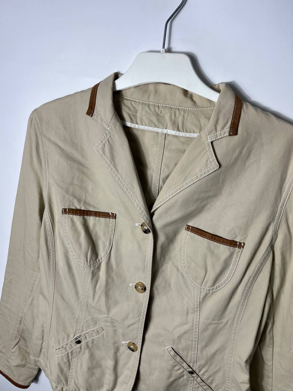 Brunello Cucinelli Luxury vintage AvantGarde Brunello Cucinelli blazer Size L / US 10 / IT 46 - 2 Thumbnail