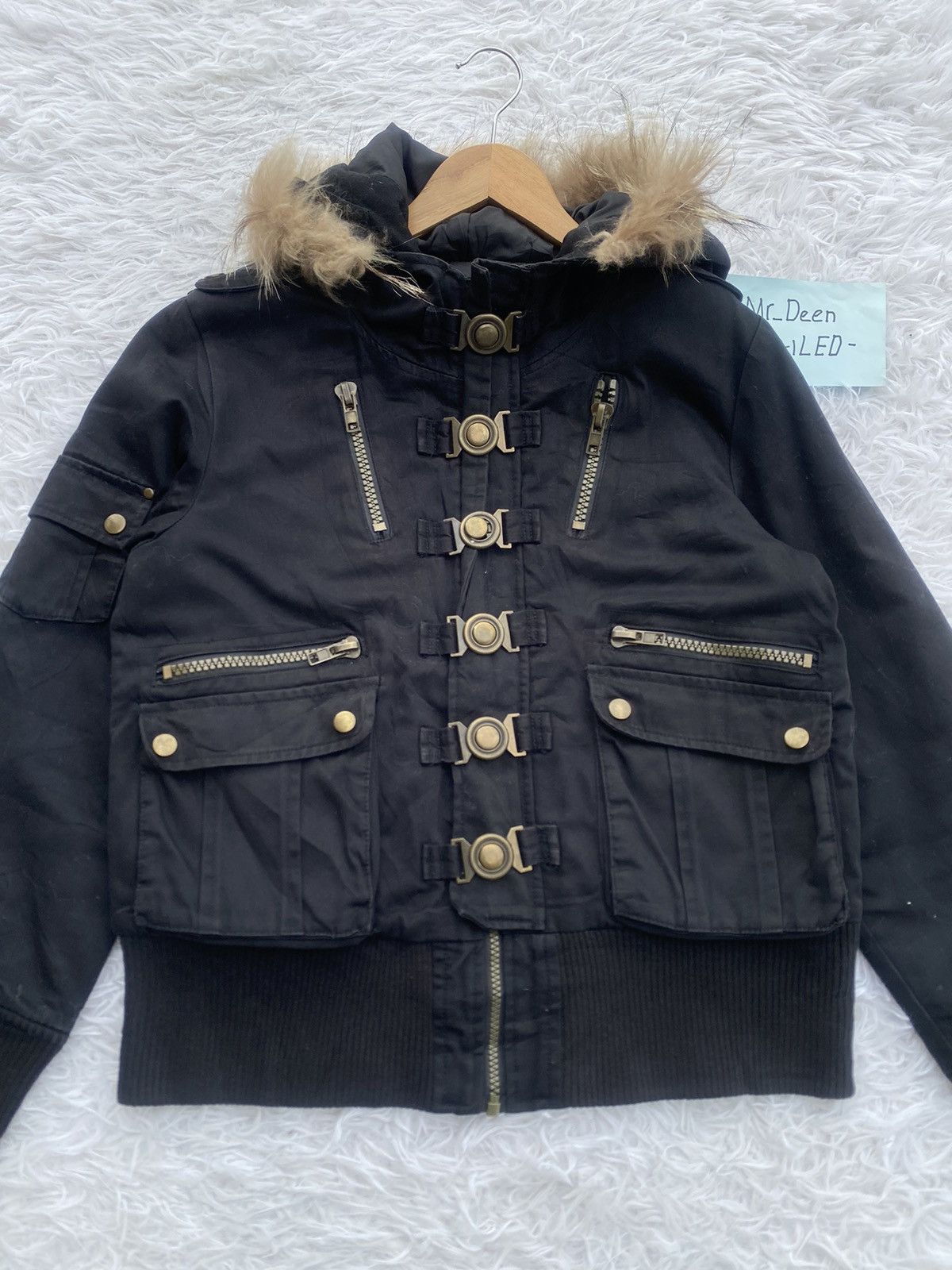 Japanese Brand Rare Rote Rose Japanese Brand Furry Jacket Size US S / EU 44-46 / 1 - 5 Thumbnail