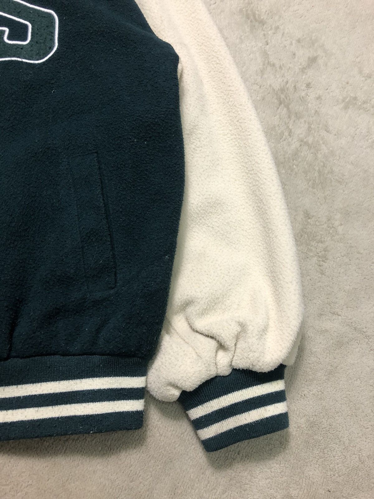 Japanese Brand × Vintage Vintage Sugar Sugar S Patchwork Varsity Jacket Size US S / EU 44-46 / 1 - 7 Thumbnail