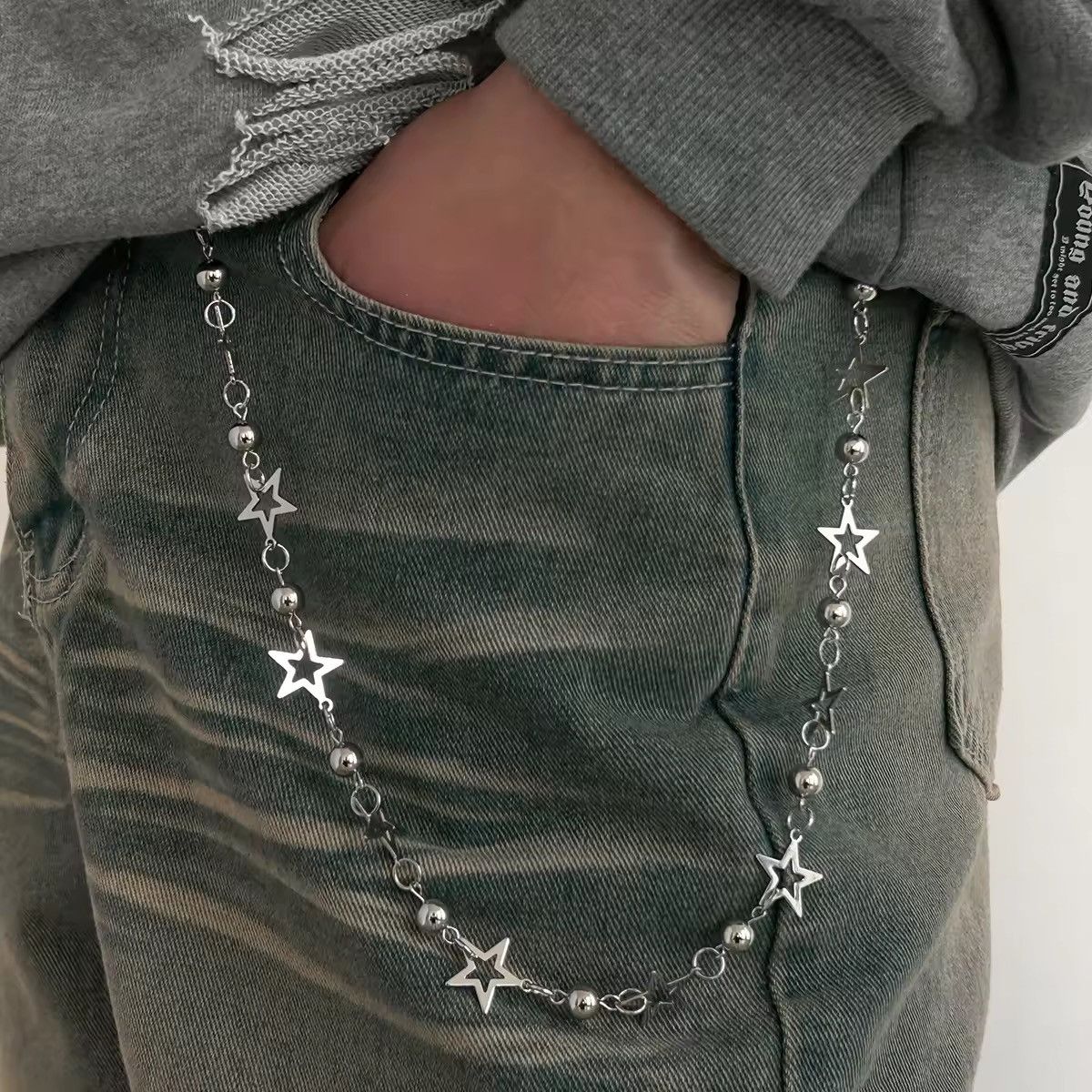Jewelry Five-Pointed Star Wallet Chain Size ONE SIZE - 3 Thumbnail