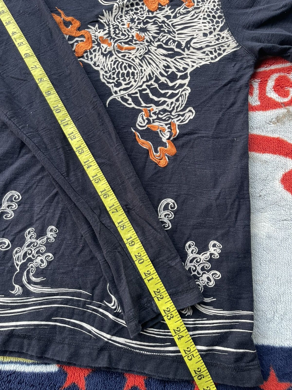 Bullet Noise Vintage Bullet Noise Oriental Dragon Embroidery Design Tee Size US L / EU 52-54 / 3 - 10 Thumbnail