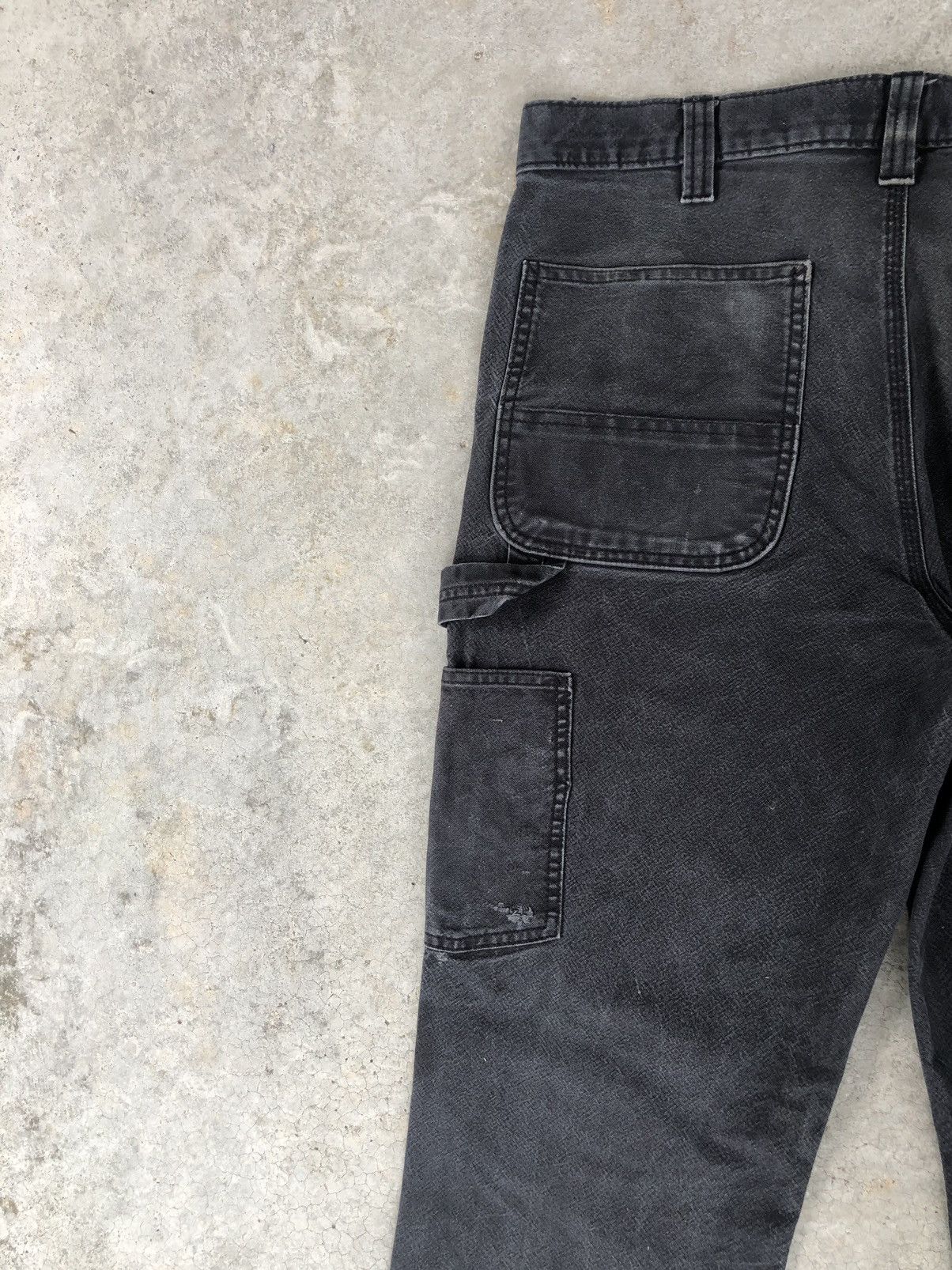 Lil Yachty Vintage Carhartt Double Knee Distressed Jeans Size US 34 / EU 50 - 9 Thumbnail