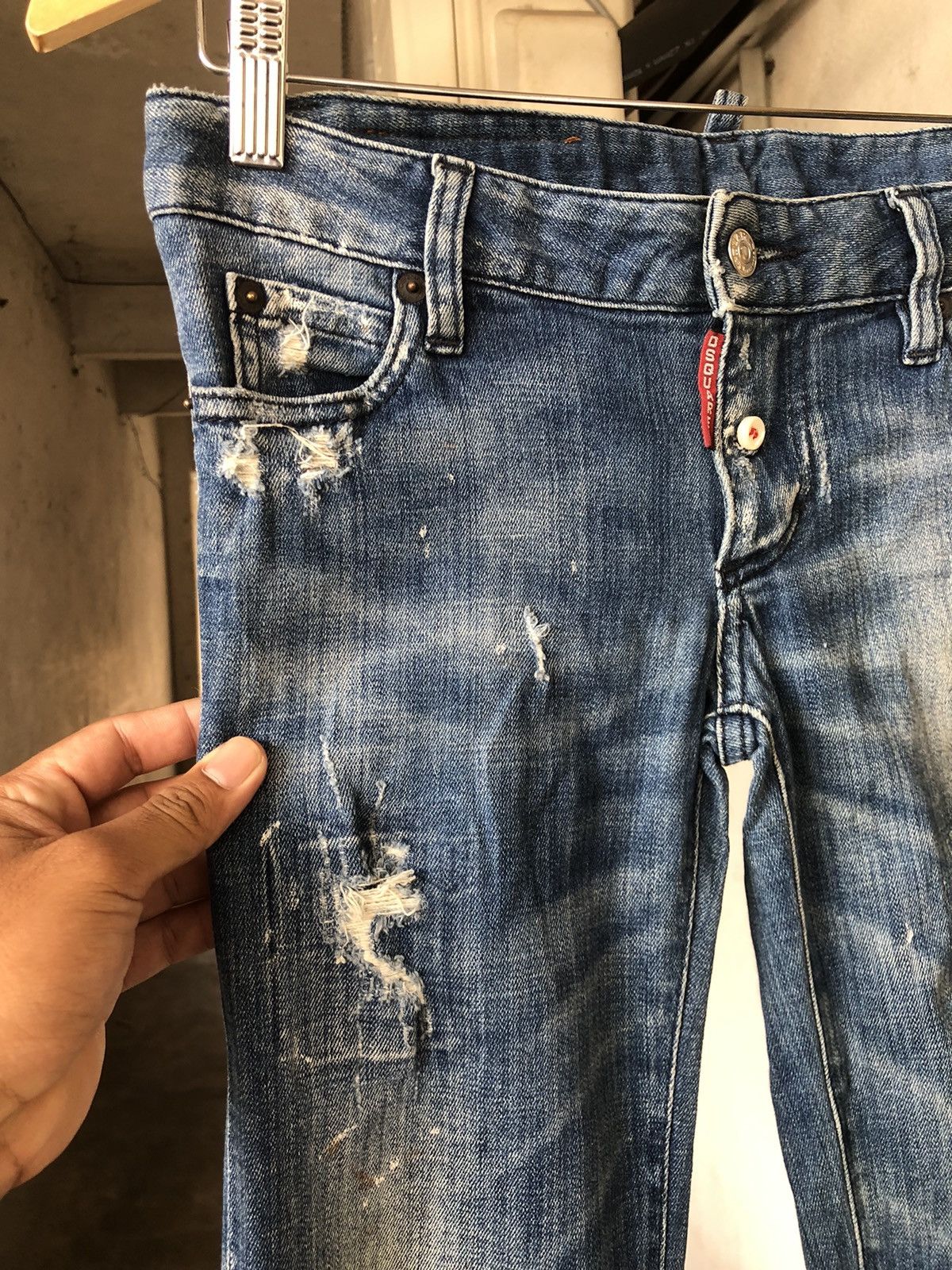 Dsquared2 Dsquared2 Distressed Punk Design Skinny Denim Size 26" / US 2 / IT 38 - 6 Thumbnail