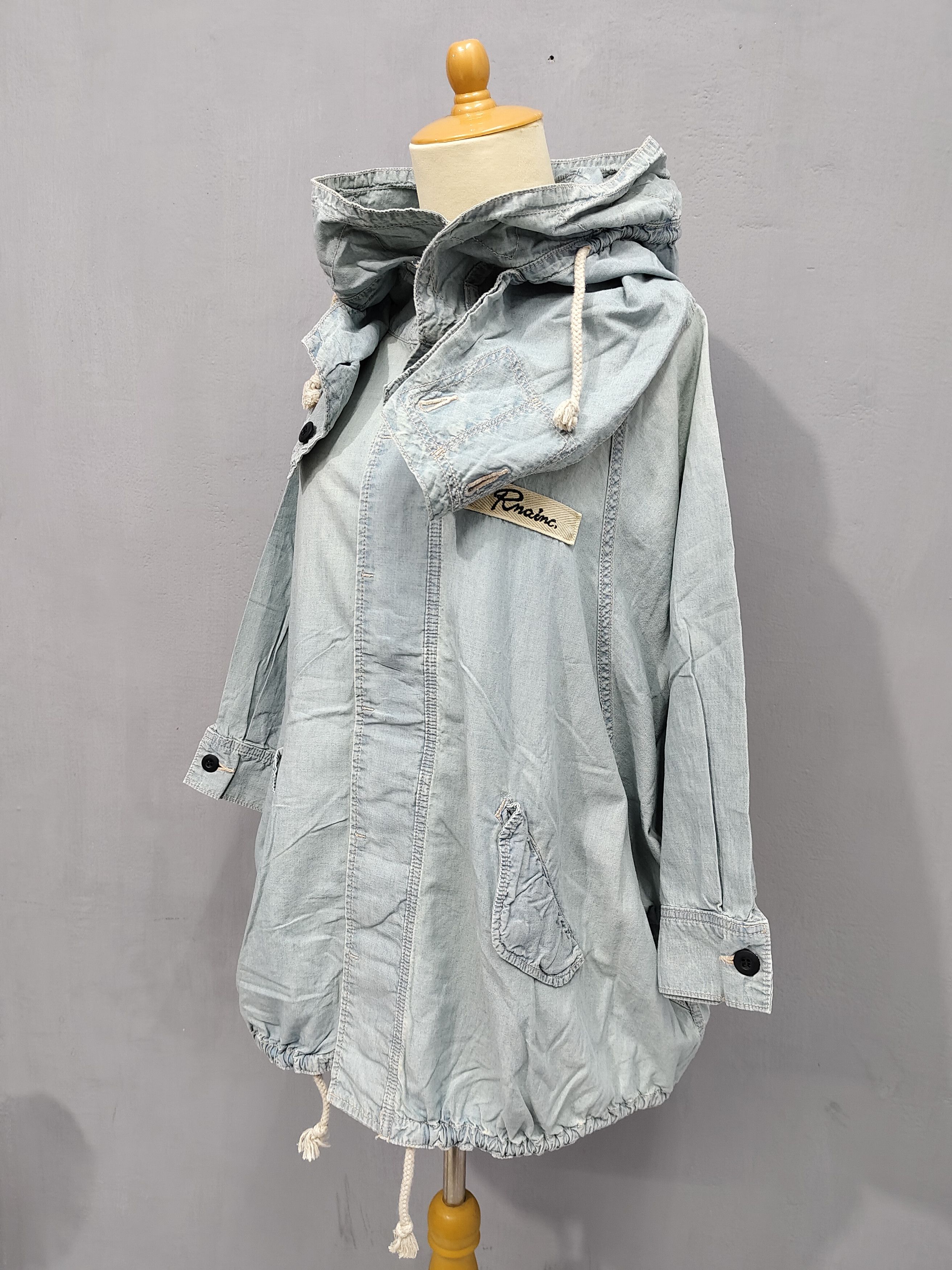Japanese Brand 00s RNA Inc🇯🇵 Flying gear Batwing Washed Dolman Jacket Size L / US 10 / IT 46 - 7 Thumbnail