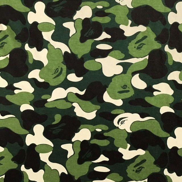 Bape × Nigo × Swarovski Swarovski × BAPE LOGO ABC camo green T-shirt APE NIGO Size US M / EU 48-50 / 2 - 8 Thumbnail
