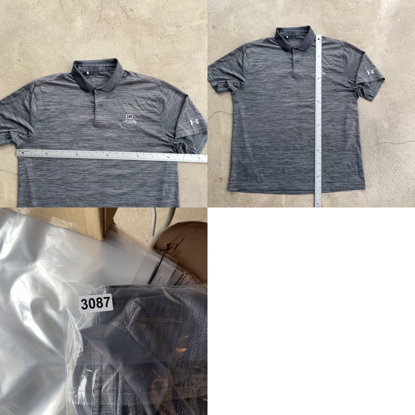 Under Armour Under Armour Polo Shirt Men XL Performance Short Sleeve Gray Stretch Golf Active Size US XL / EU 56 / 4 - 8 Thumbnail