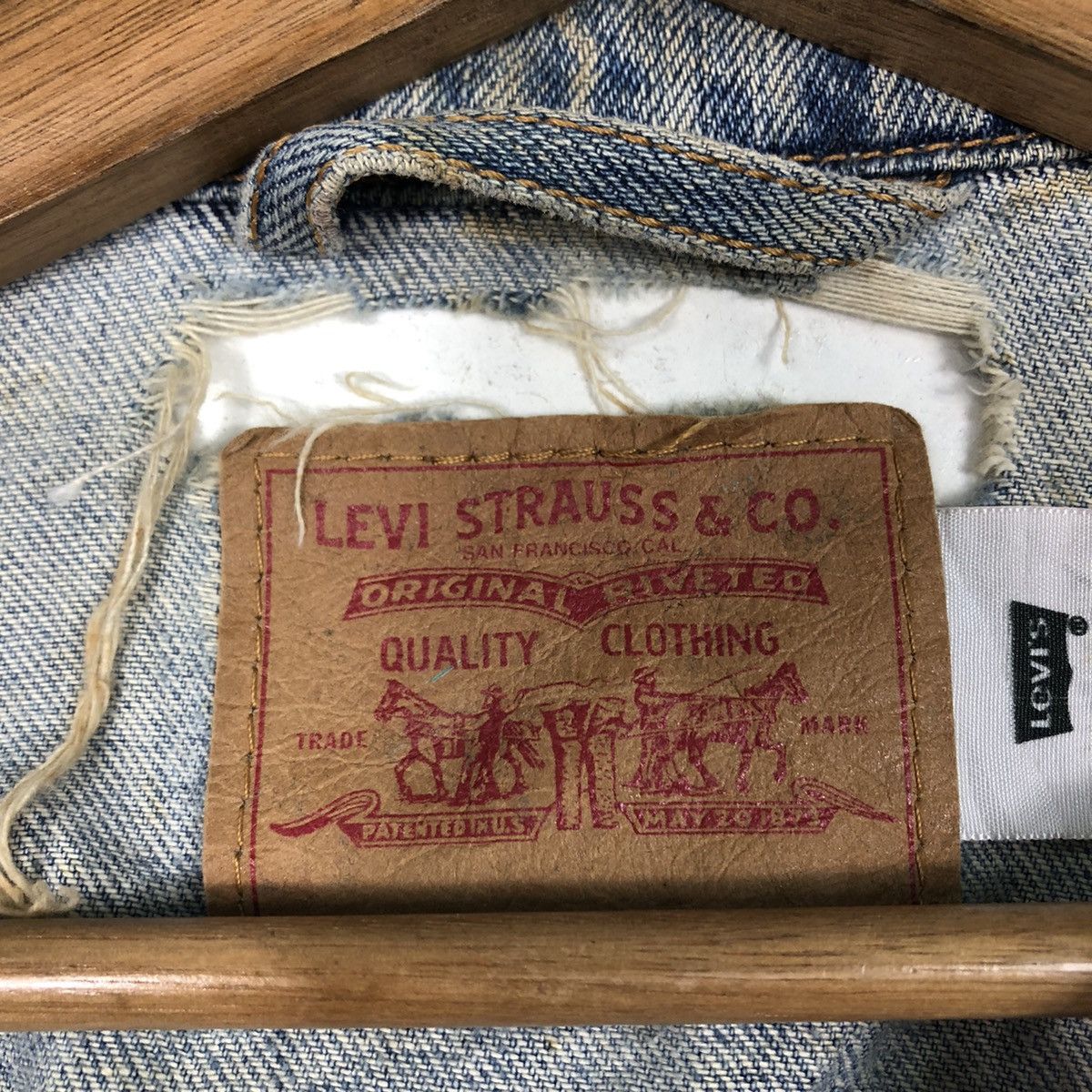 Levi's 📌Vintage Trucker Denim Jeans Rusty Design Levi's Size US L / EU 52-54 / 3 - 18 Thumbnail