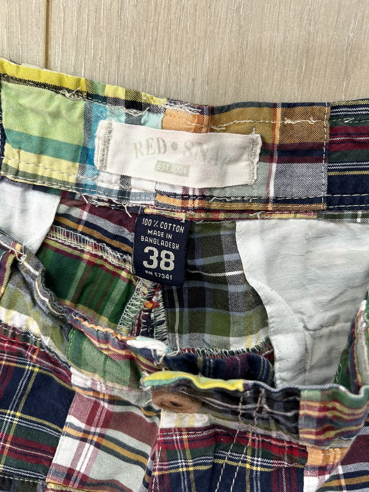 Vintage Y2K Patchwork Cargo Shorts Size US 38 / EU 54 - 2 Thumbnail