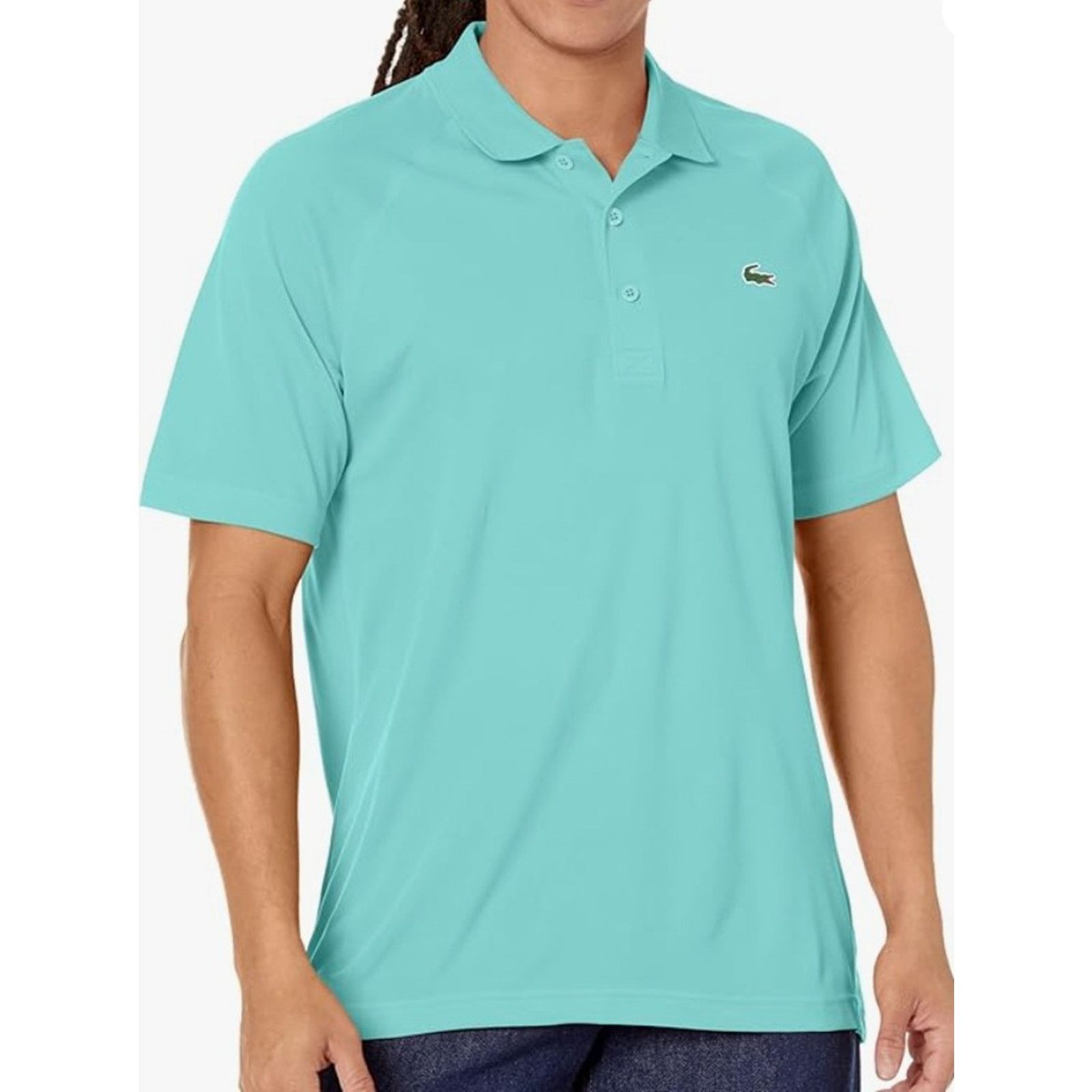 Lacoste Lacoste Mens Ultra Dry Raglan Sleeve Polo Sport Short XL Size US XL / EU 56 / 4 - 1 Thumbnail