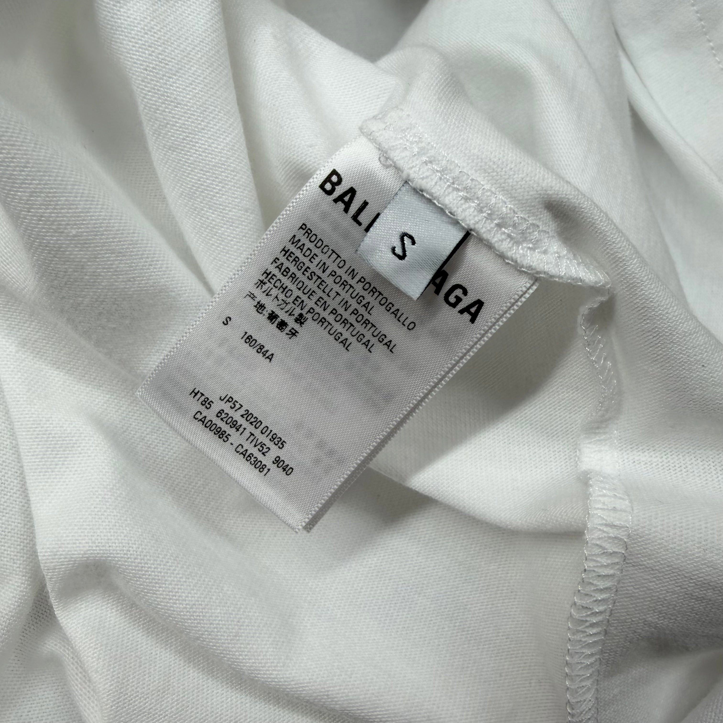 Balenciaga Balenciaga Campaign Logo Tee White S (L) Size US L / EU 52-54 / 3 - 6 Thumbnail