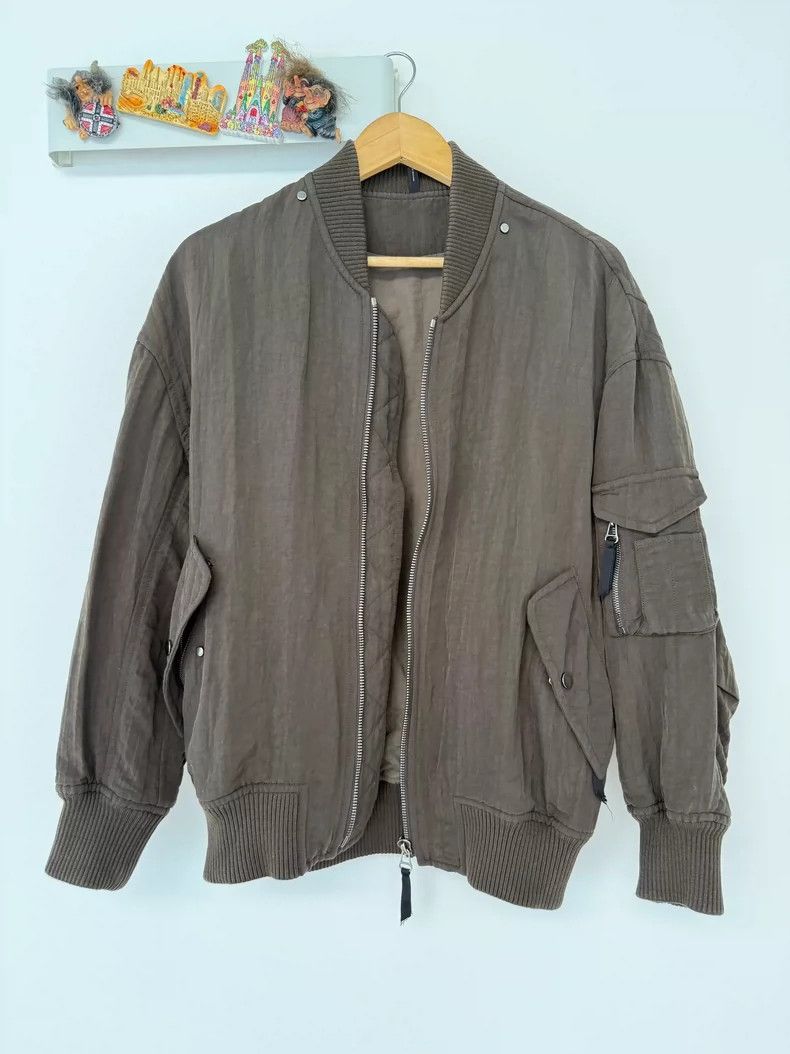 Helmut Lang HELMUT LANG Pilot jacket and cotton-padded jacket Size US XS / EU 42 / 0 - 5 Thumbnail