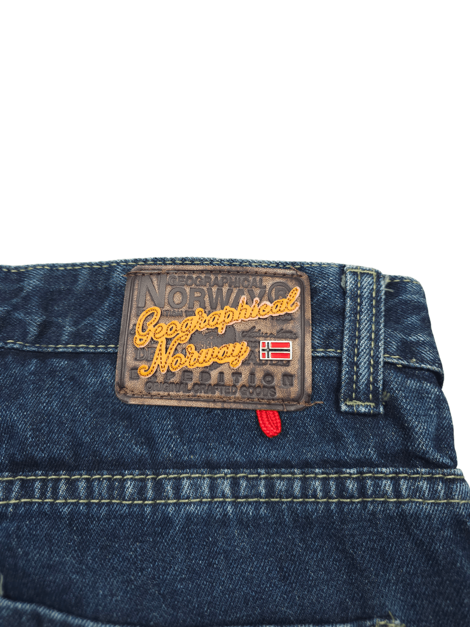 Japanese Brand 💎 Size 34/34 Washed Y2K Double Knee Denim Jeans Y2K Size US 34 / EU 50 - 8 Thumbnail
