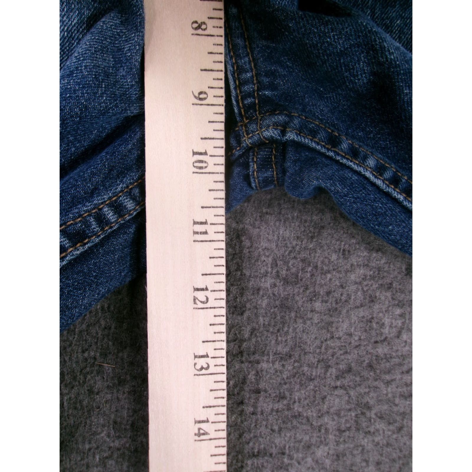 Old Navy Old Navy Jeans Men 29x30 Blue Straight Leg Regular Fit Medium Wash Distressed 90s Size US 29 - 5 Thumbnail