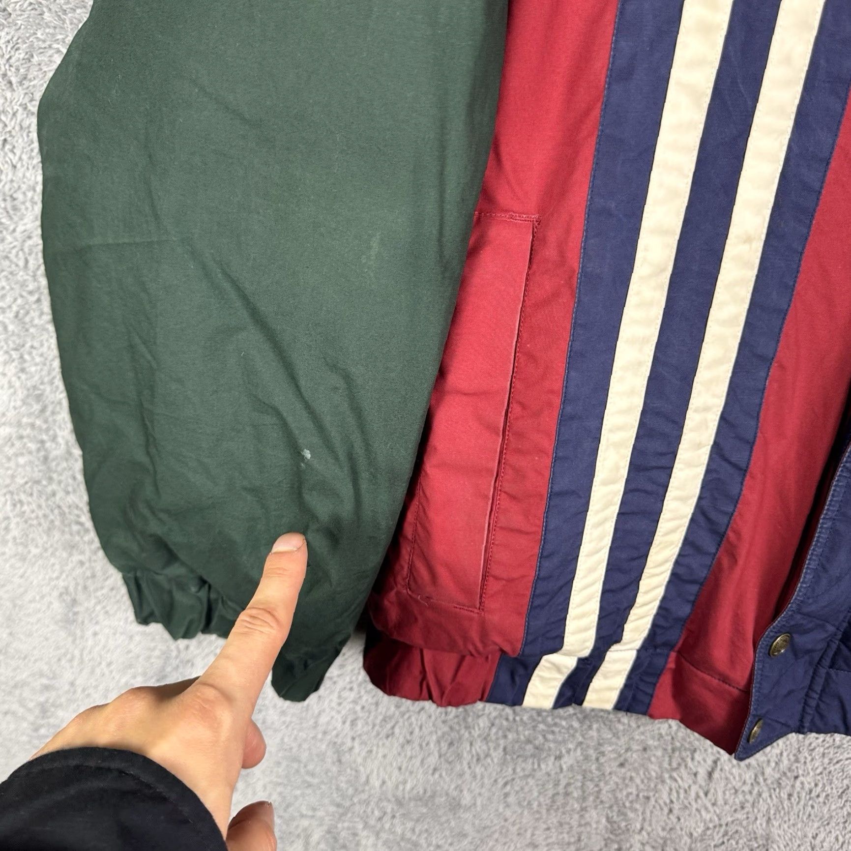 Tommy Hilfiger VINTAGE Tommy Hilfiger Jacket Mens L Duck Down Puffer Rugby Full Zip Hooded 90s Size US L / EU 52-54 / 3 - 4 Thumbnail