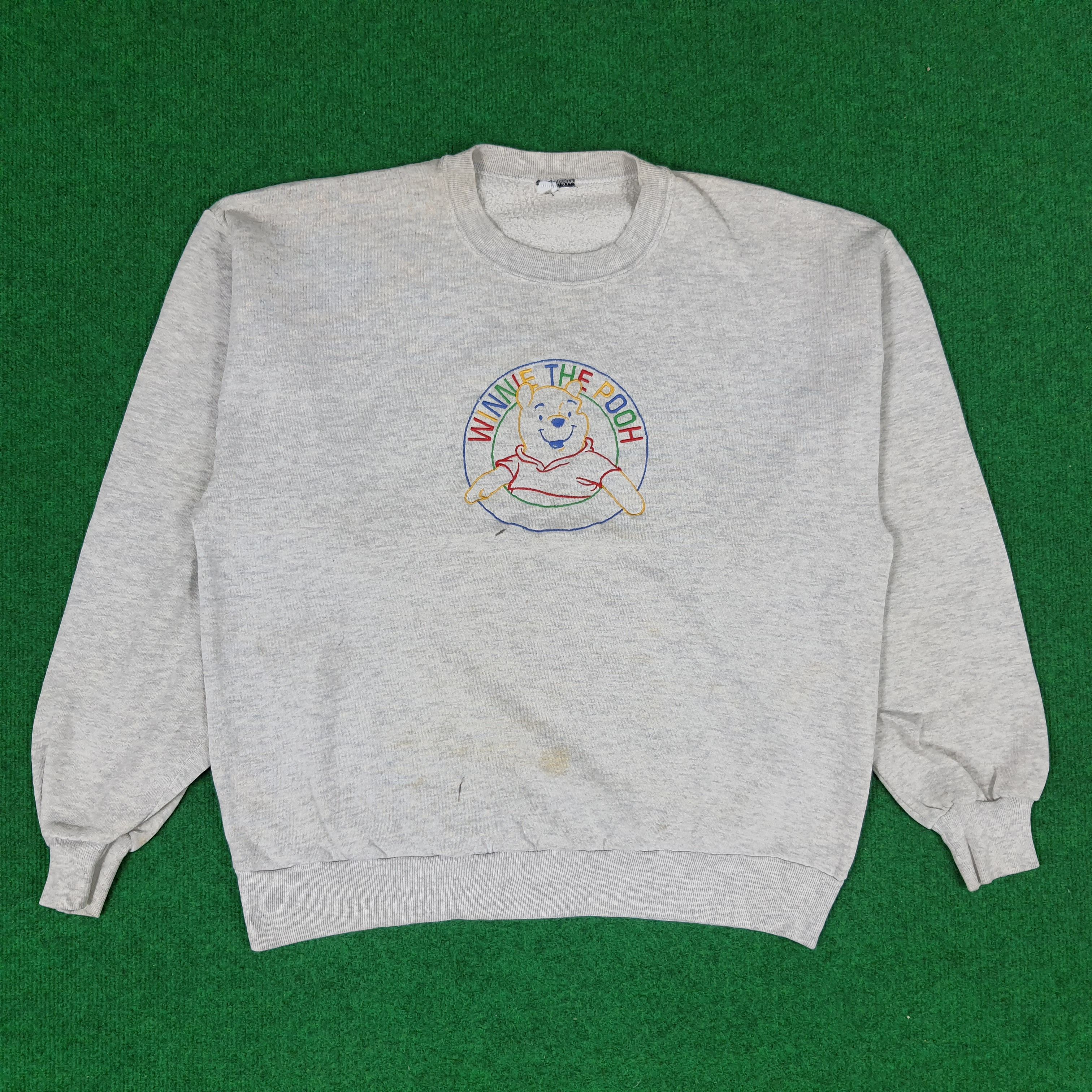 Disney × Vintage Vintage Winnie The Pooh Disney Cartoon Sweatshirt Size US L / EU 52-54 / 3 - 1 Thumbnail