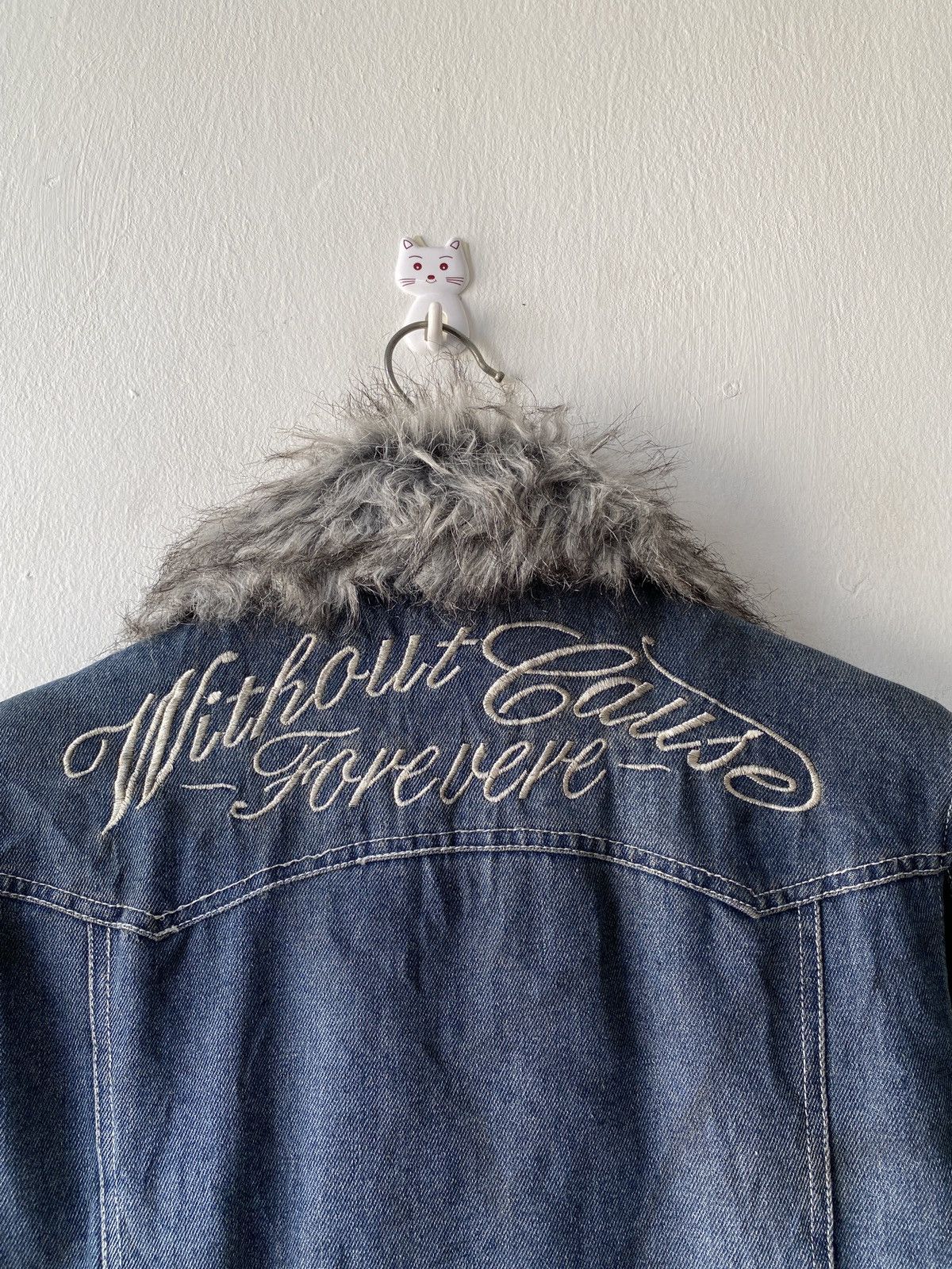In The Attic In The Attic Japan Faux Fur Denim Jacket Size US M / EU 48-50 / 2 - 14 Thumbnail