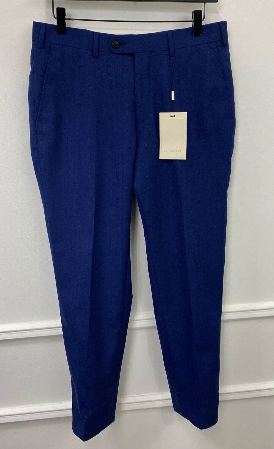 Suitsupply Men Suitsupply Suit La Spalla Blue Wool Vitale Barberis US32 Size 34S - 6 Thumbnail