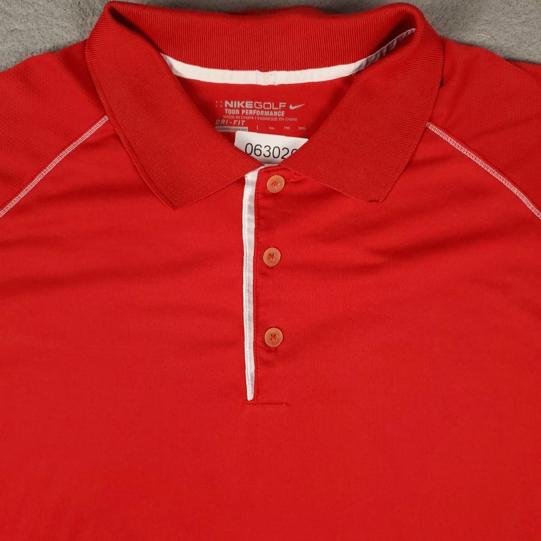 Nike Nike Polo Shirt Mens 2XL Red Swoosh Golf Casual Short Sleeve Size US XXL / EU 58 / 5 - 2 Thumbnail