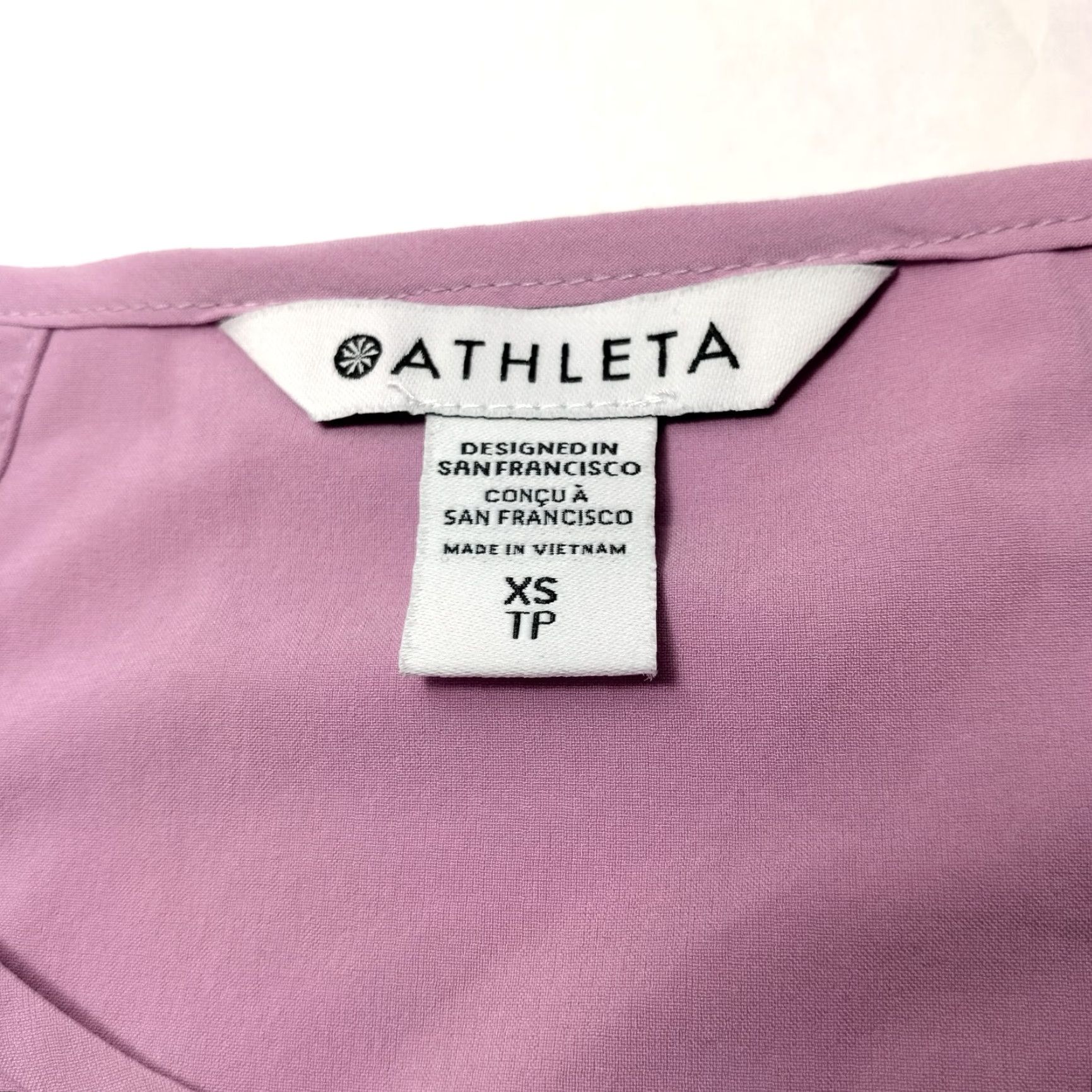 Athleta Athleta Zephyr Refined Tank Top Shirt Women XS Purple Mauve Sleeveless Round Neck Pullover Wide Strap Activewear Camisole Size XS / US 0-2 / IT 36-38 - 6 Thumbnail