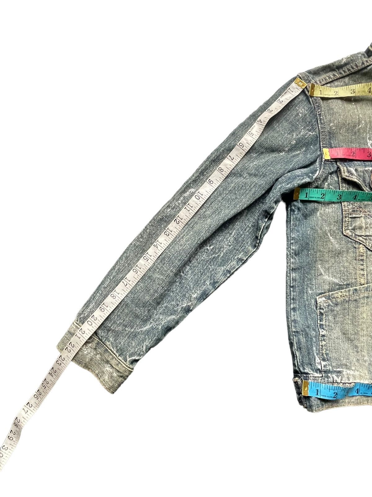 Japanese Brand Big Shark Painted Denim Jacket Size US S / EU 44-46 / 1 - 10 Thumbnail