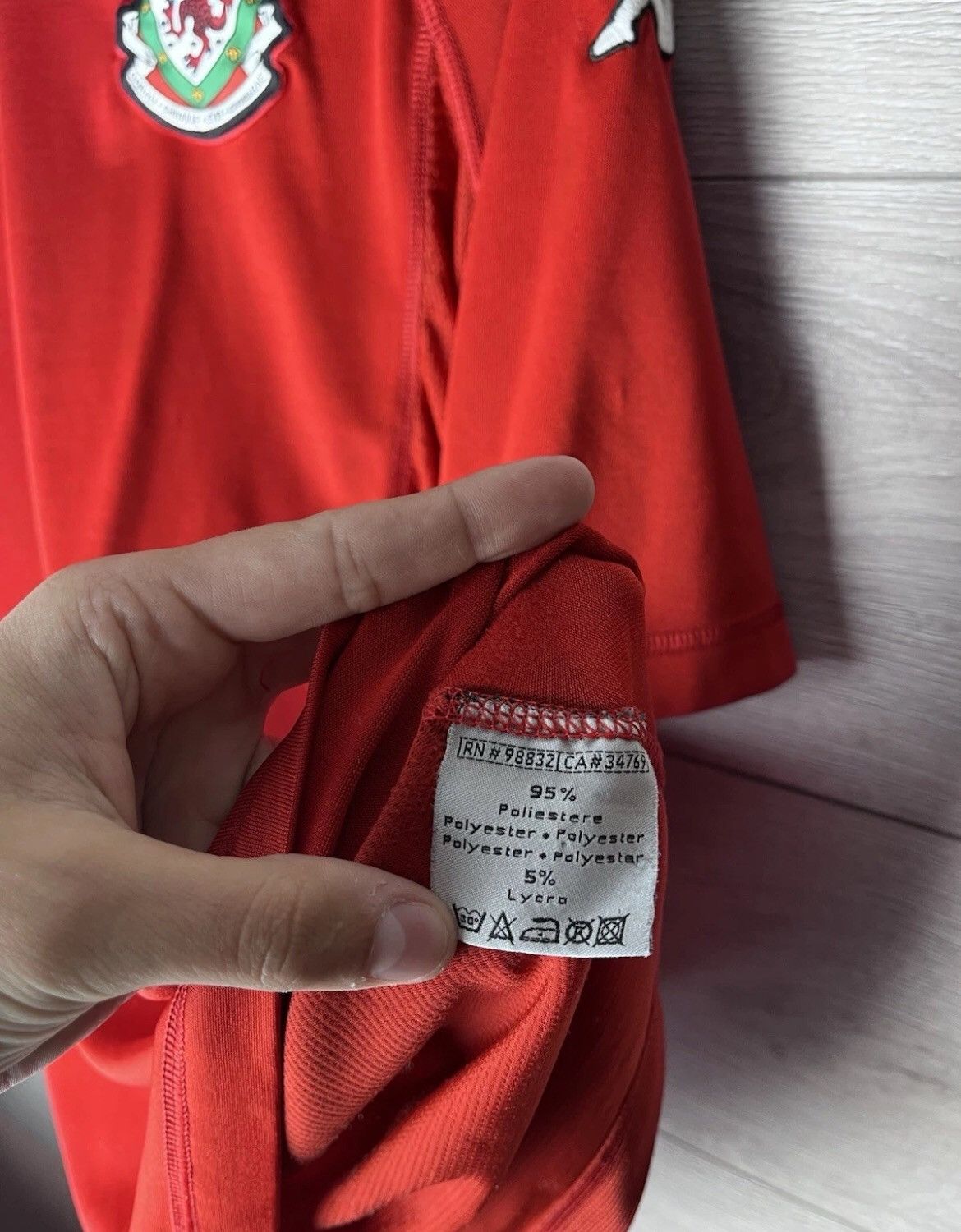 Kappa Vintage Wales 1999s Kappa Football International Soccer Size US M / EU 48-50 / 2 - 7 Thumbnail