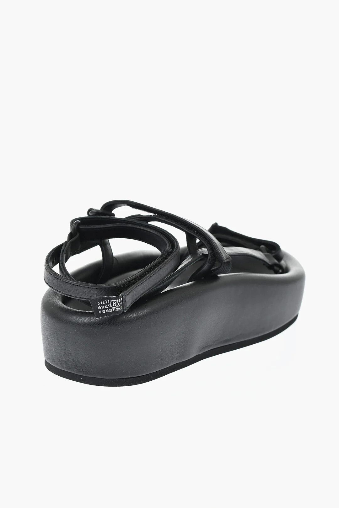 Maison Margiela og1mm0426 Leather Sandals in Black Size US 6 / IT 36 - 2 Thumbnail