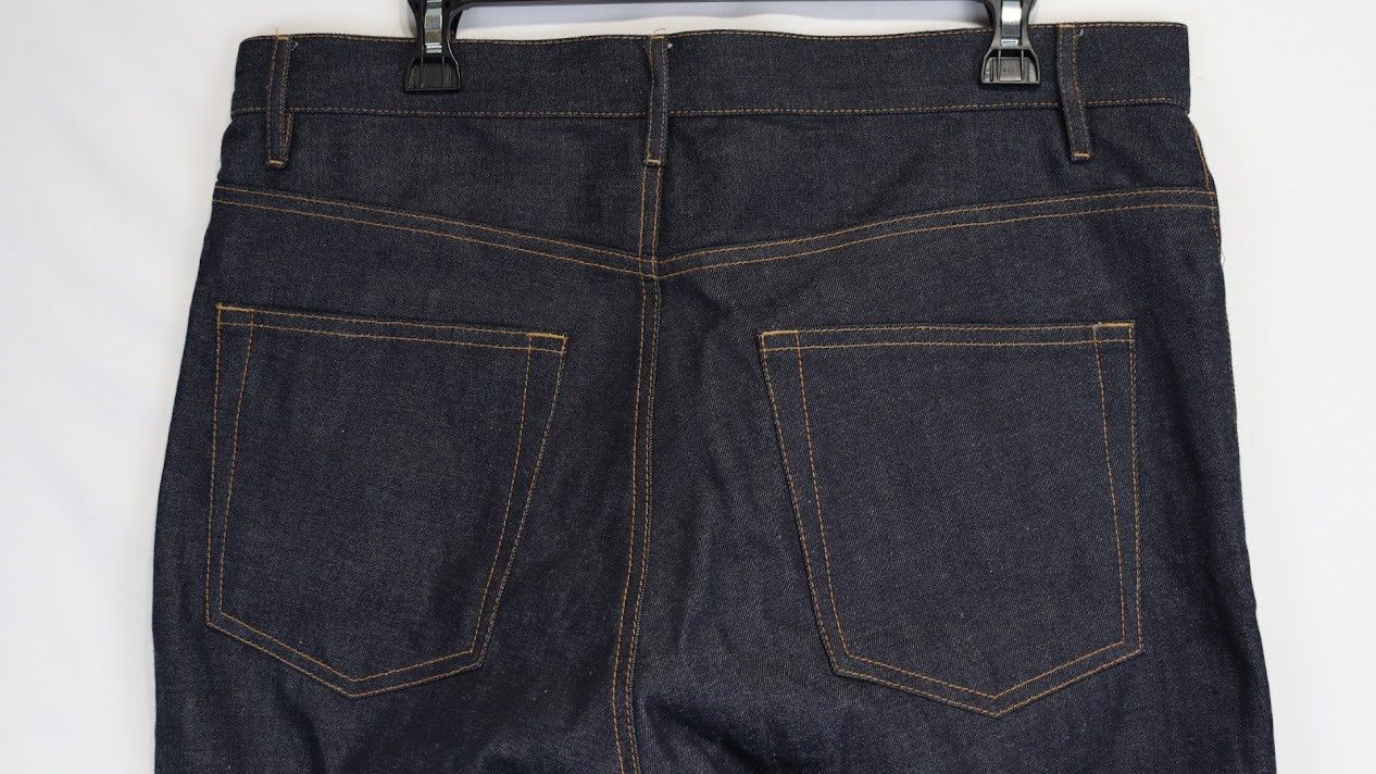 Helmut Lang o1rshd1 Turn up Jean RAW Denim Jeans in Blue Size US 32 / EU 48 - 11 Thumbnail