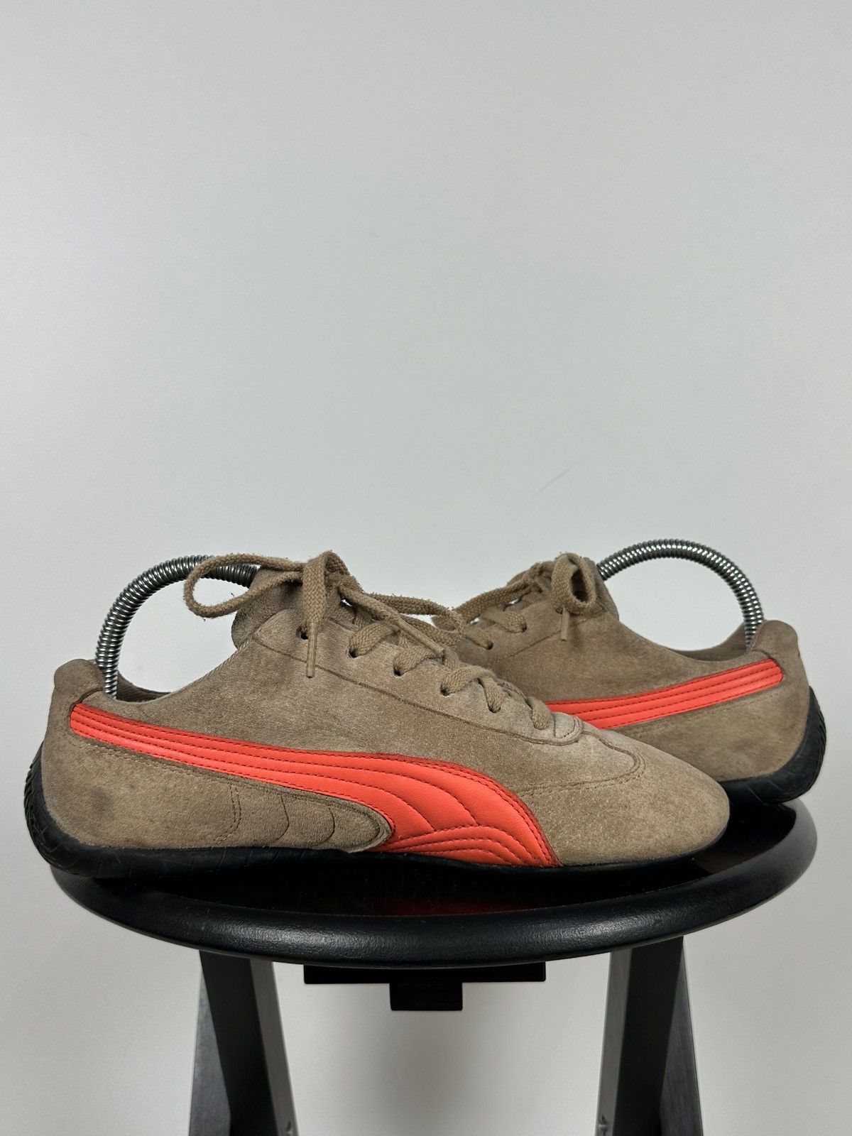Puma Vintage Puma Speedcat Sand Suede/Leather Y2K Sneakers Size US 9 / IT 39 - 9 Thumbnail