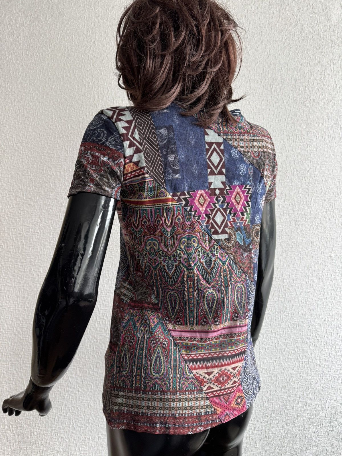 Designer × Desigual × Vintage Vintage Desiqual mesh top wmns Size M / US 6-8 / IT 42-44 - 4 Thumbnail