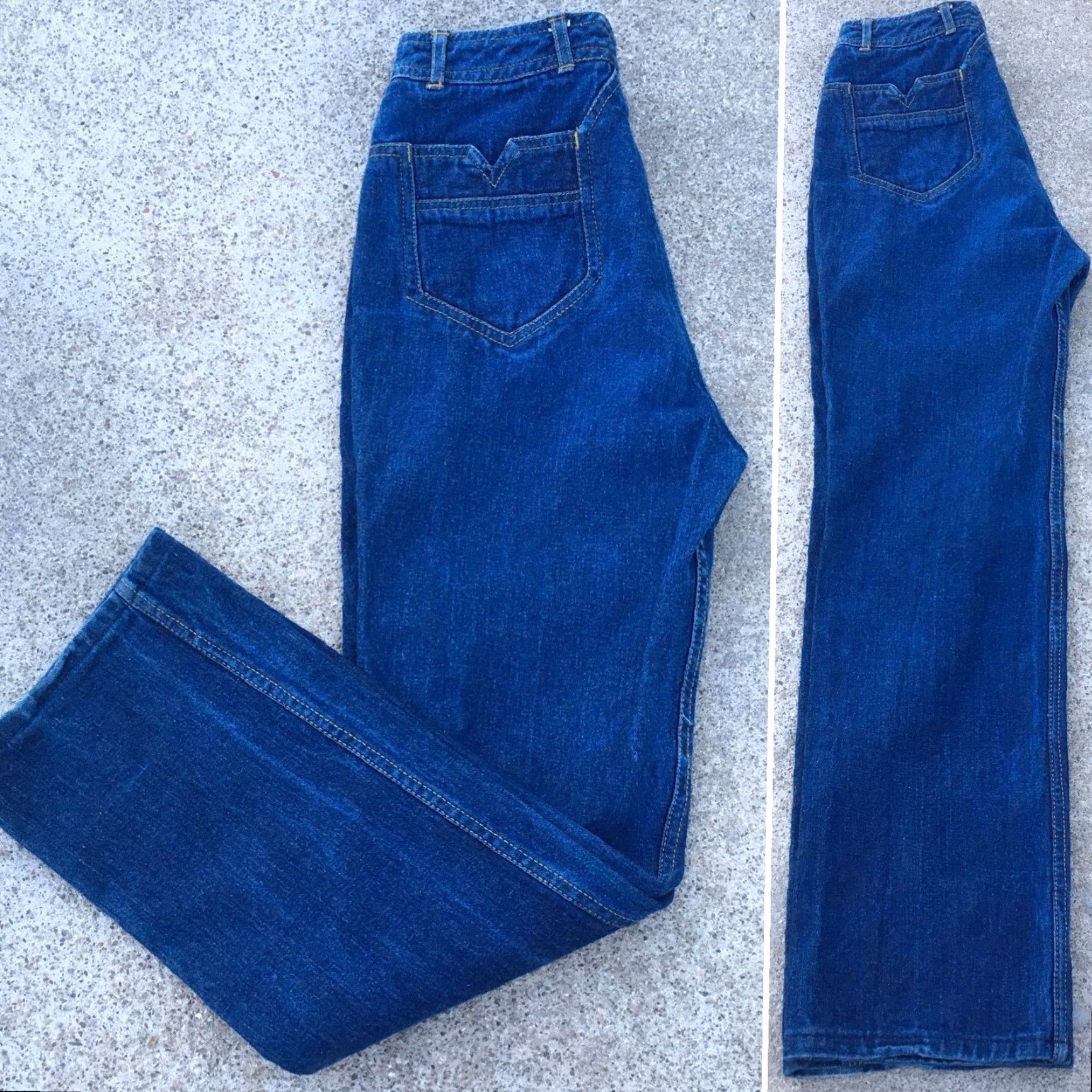 Vintage VINTAGE N’est Ce Pas Jeans High Waist Waist 27 in 70s 80s Denim Blue Jeans Juniors Size 11 12 Size 32" / US 10 / IT 46 - 7 Thumbnail