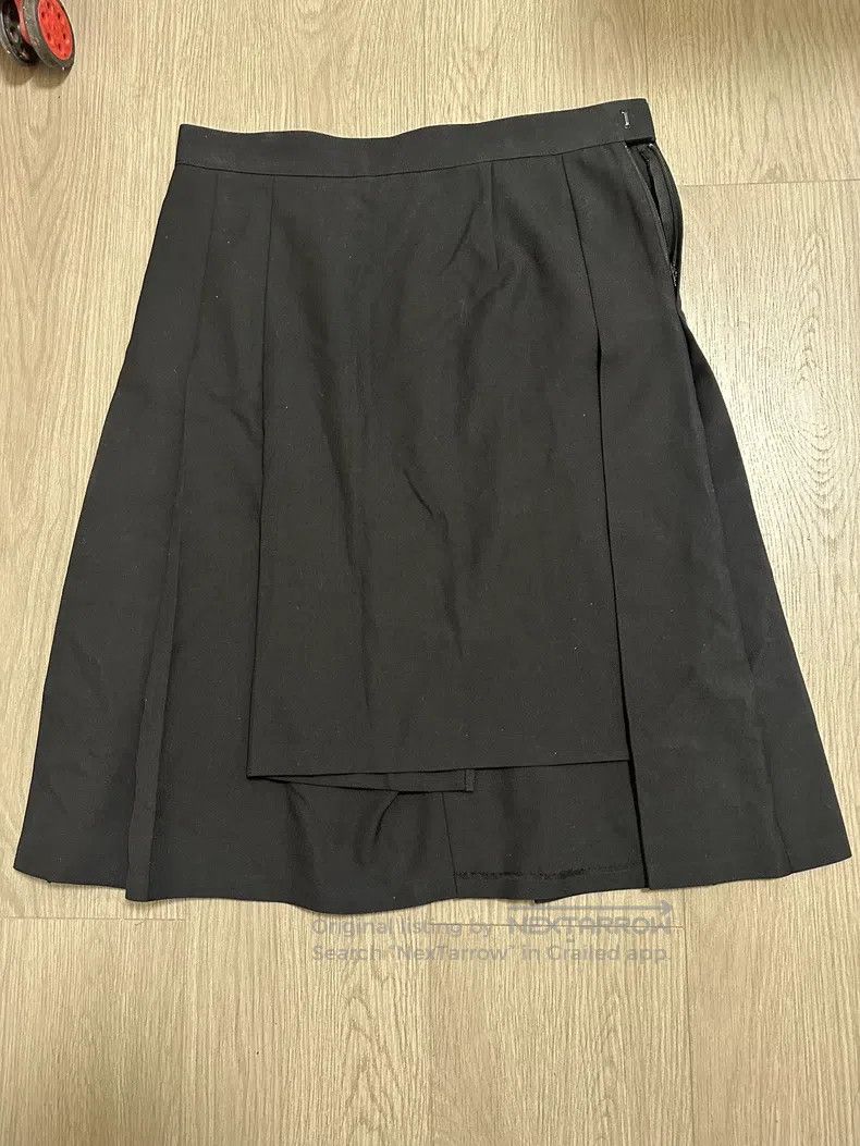 Junya Watanabe Junya Watanabe size M Black pleated skirt Size 23" - 2 Thumbnail