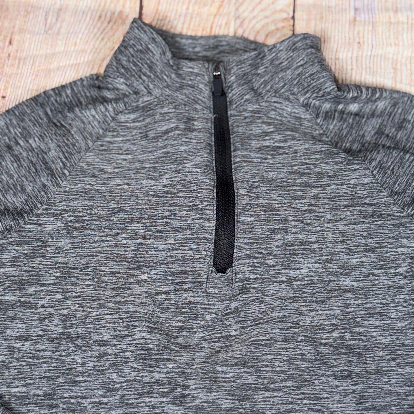 Other Kinetic by Glass Club Gray Half-Zip Pullover Size 4/5 Size US XS / EU 42 / 0 - 2 Thumbnail