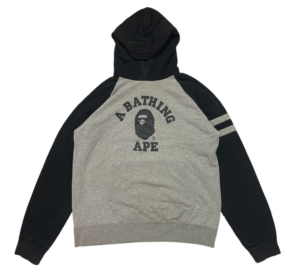 Bape VINTAGE OG BAPE COLLEGE PULLOVER HOODIE RARE Size US XL / EU 56 / 4 - 1 Thumbnail