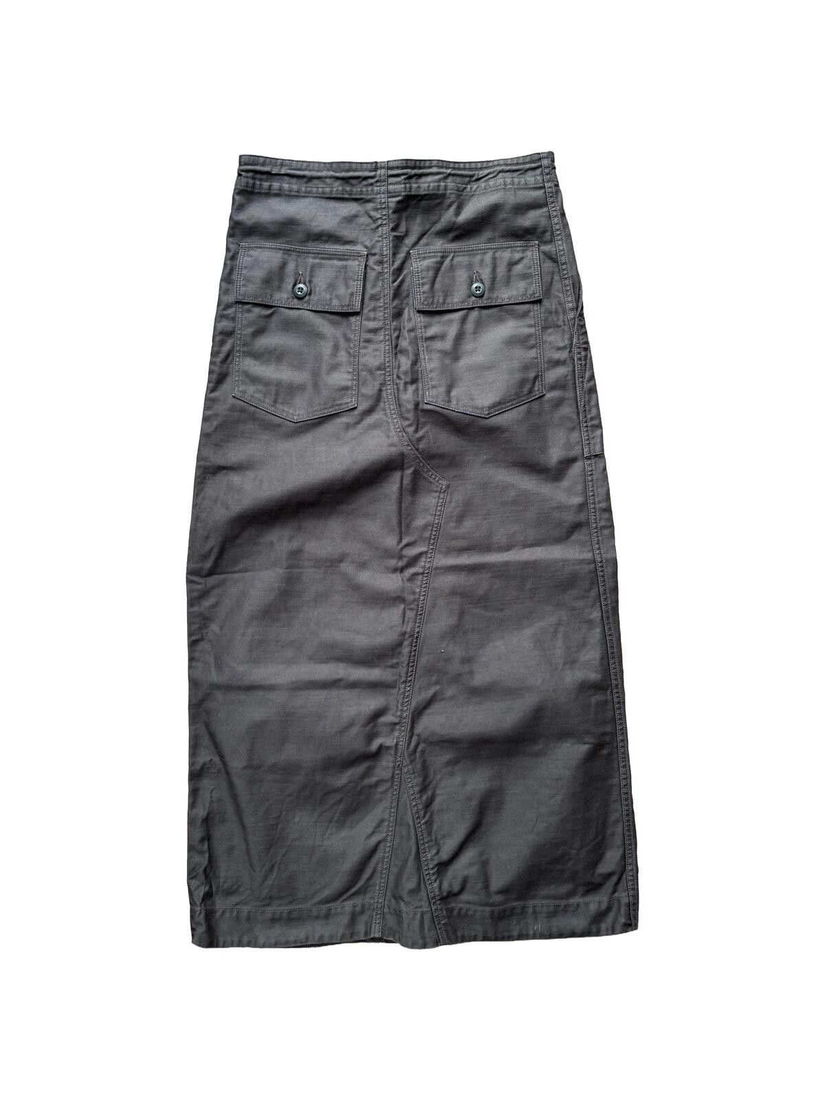 Needles Needles fatigue maxi skirt black cotton UK 8 10 Size 28" / US 6 / IT 42 - 4 Thumbnail